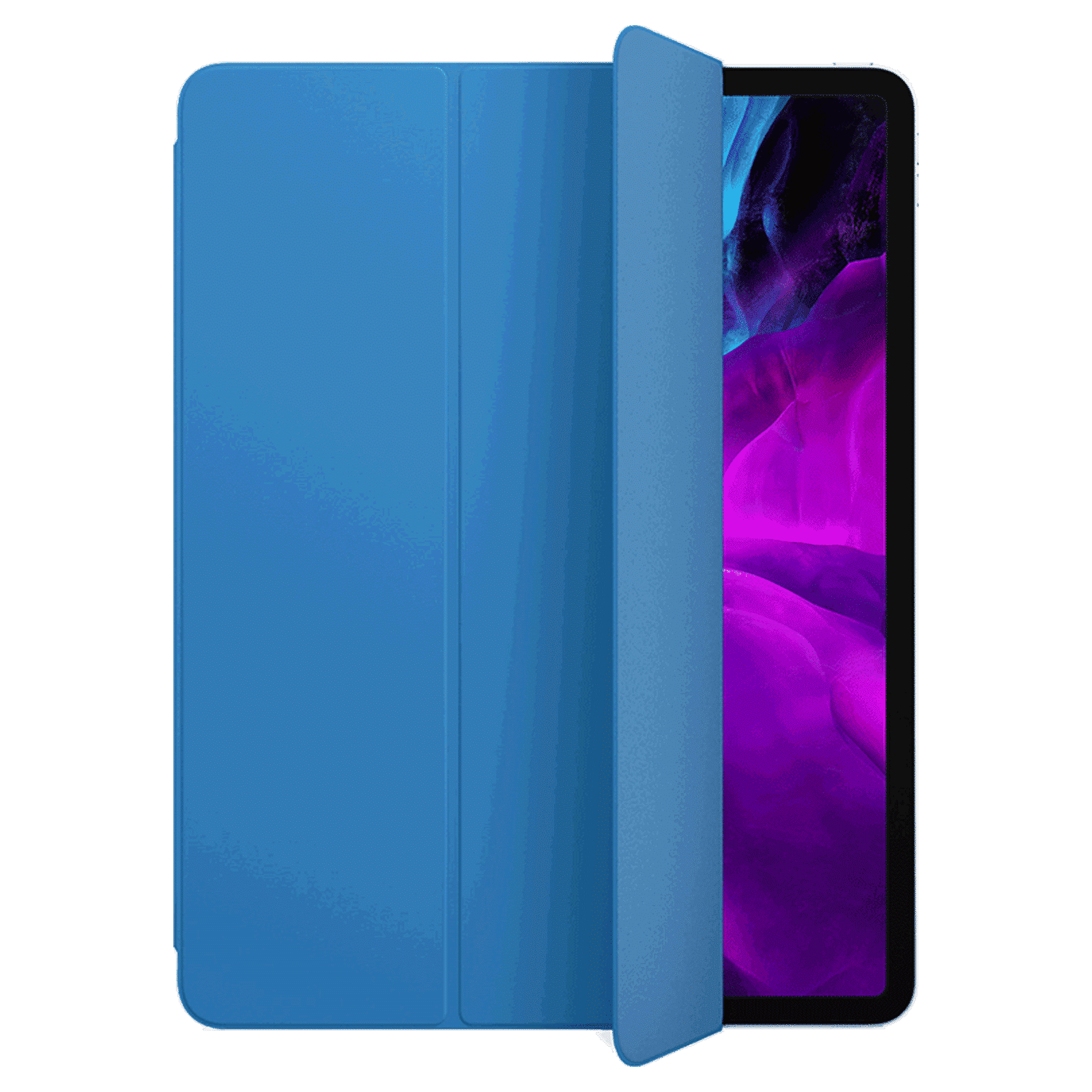 Apple Smart Polyurethane Folio Case for Apple iPad Pro 12.9 Inch (3rd & 4th Gen) (Automatically Wakes, Surf Blue)_4