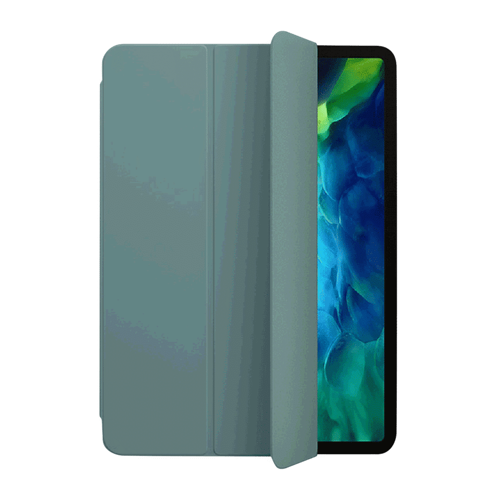Apple Smart Polyurethane Folio Cover for Apple iPad Pro 12.9 Inch (3rd & 4th Gen) (Automatically Wakes, Cactus) Apple Smart Polyurethane Folio Cover for Apple iPad Pro 12.9 Inch (3rd & 4th Gen) (Automatically Wakes, Cactus)_4