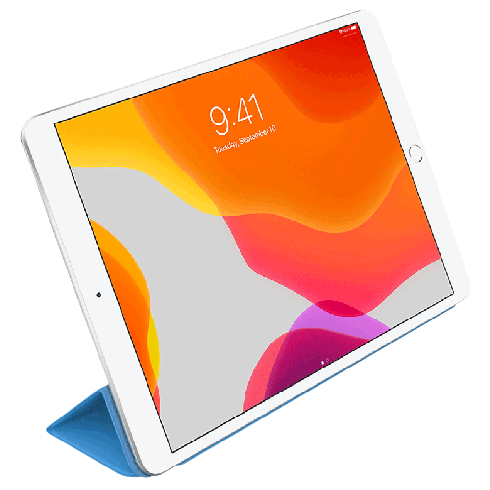 Apple Smart Polyurethane Flip Cover for Apple iPad (9th, 8th & 7th Gen) 10.5 Inch, iPad Air (3rd Gen) 10.5 Inch (Automatically Wakes, Surf Blue)_4