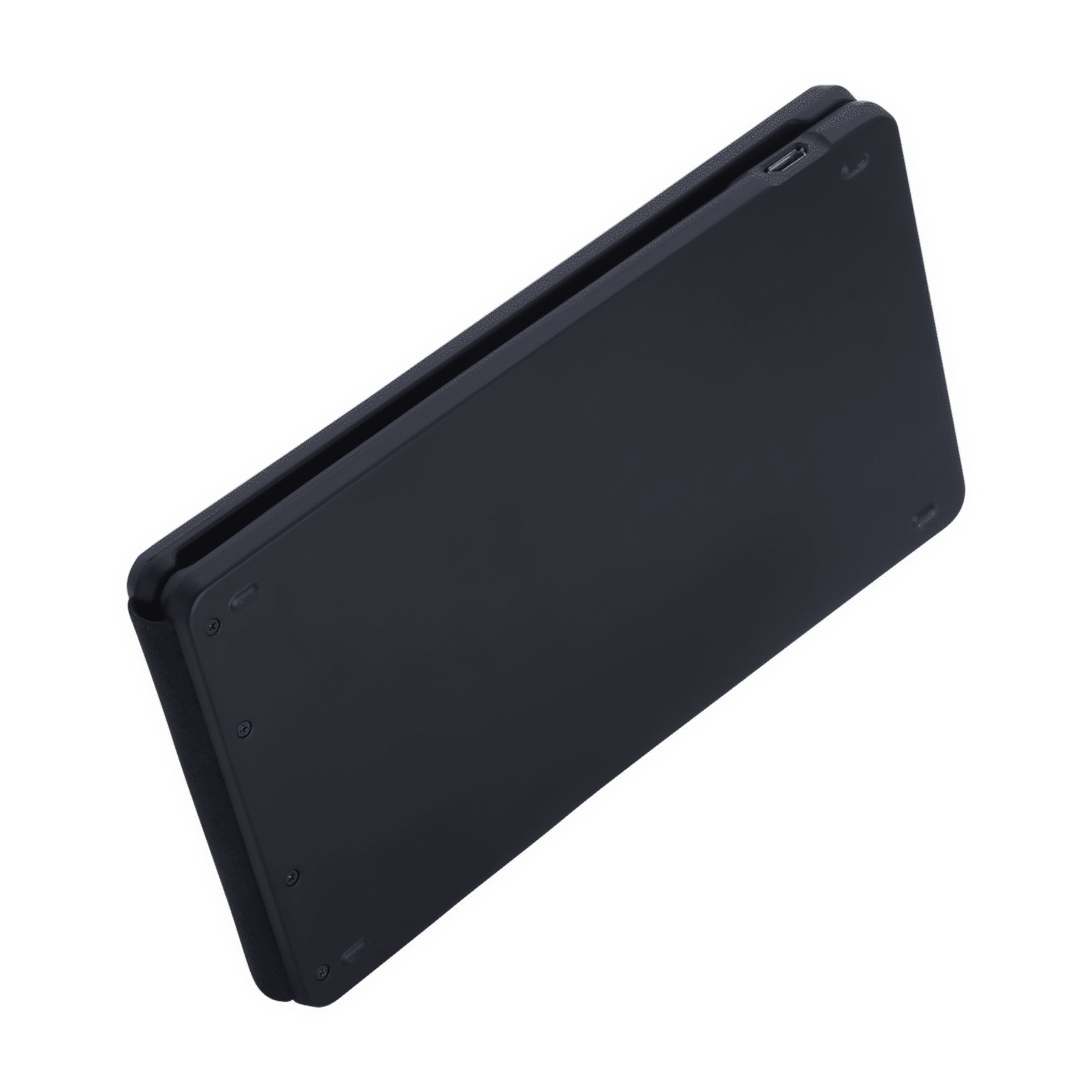 Croma Rechargeable Bluetooth 3.0 Wireless Foldable Keyboard with Multi Device Connectivity (Lightweight, Black)_3