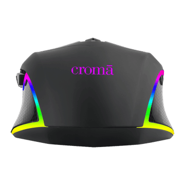 Buy Croma Pro Wired Optical Gaming Mouse (3200 DPI Adjustable, Dynamic ...