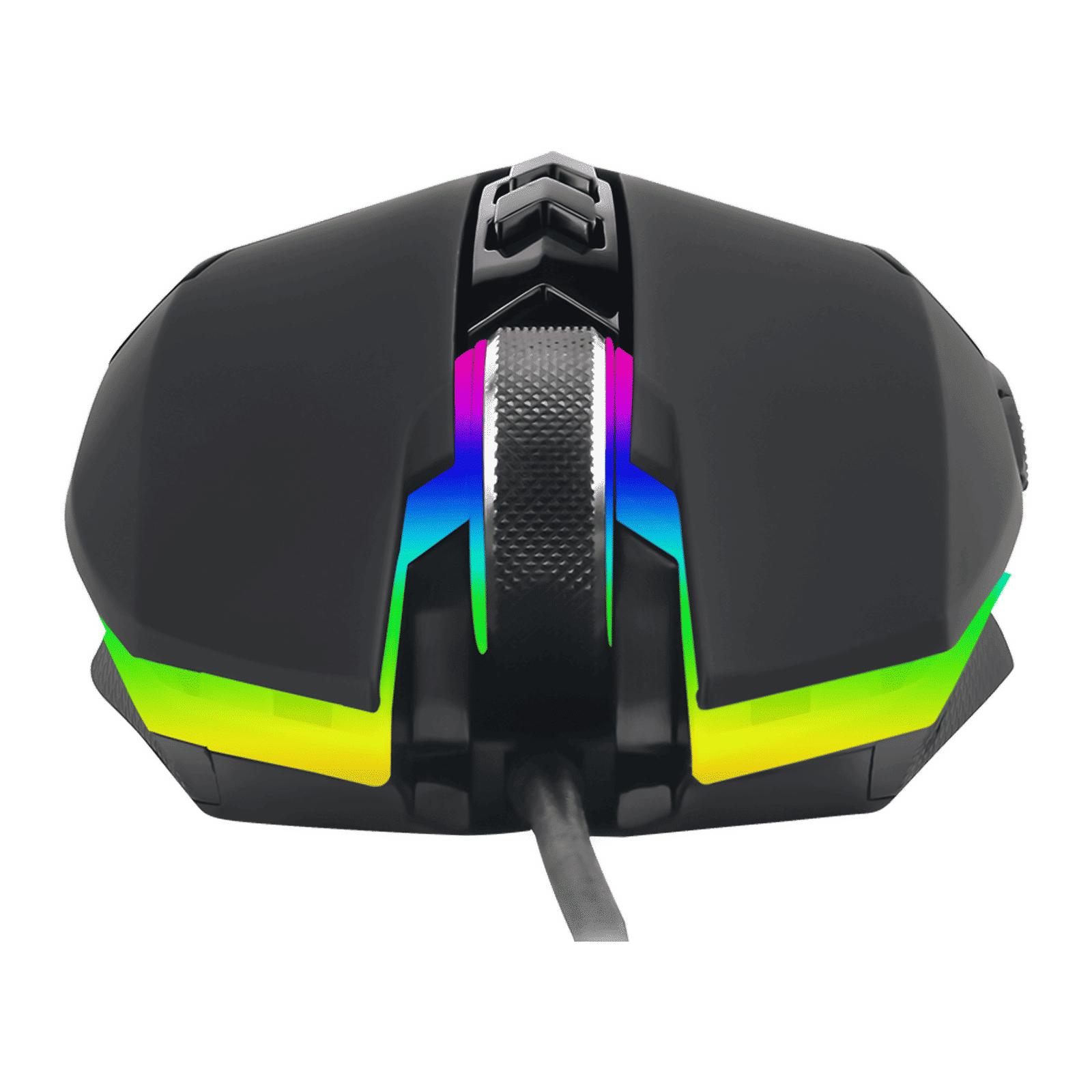 Croma Pro Wired Optical Gaming Mouse (3200 DPI Adjustable, Dynamic RGB Lighting, Black)_5