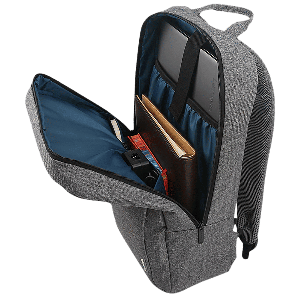 Lenovo B210 Polyester Laptop Backpack for 15.6 Inch Laptop (30 L, Water Repellent, Grey)_5
