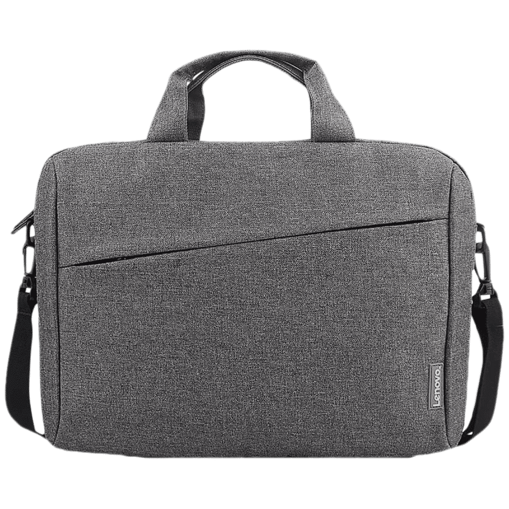 Lenovo Toploader T210 Polyester Laptop Sling Bag for 15.6 Inch Laptop (Water Repellent, Grey)_1
