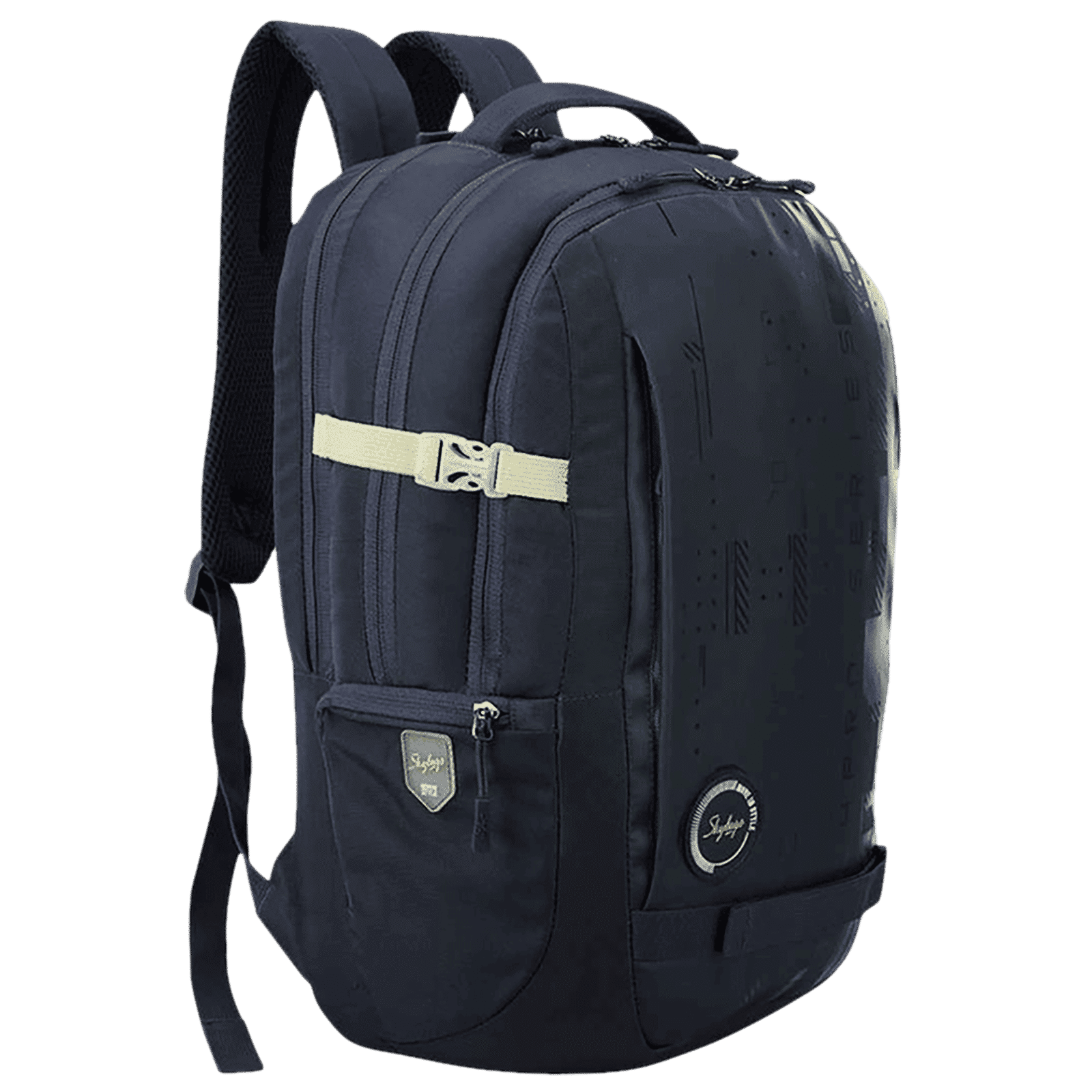 Skybags Intern 1 Polyester Laptop Backpack for 17 Inch Laptop (30 L, With Rain Cover, Blue)_10