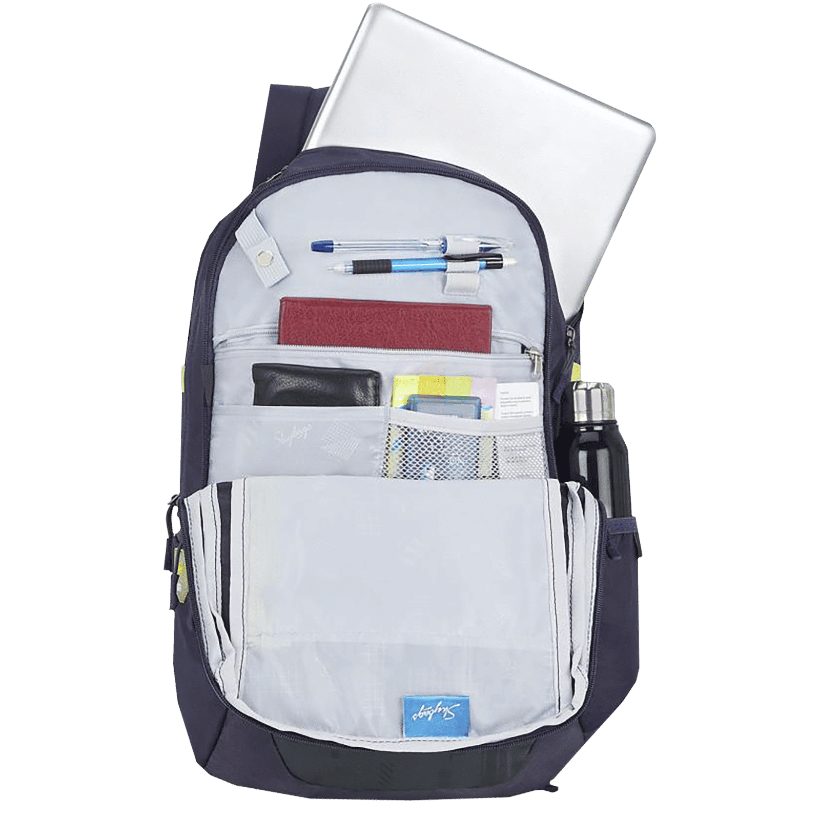 Skybags Intern 1 Polyester Laptop Backpack for 17 Inch Laptop (30 L, With Rain Cover, Blue)_7