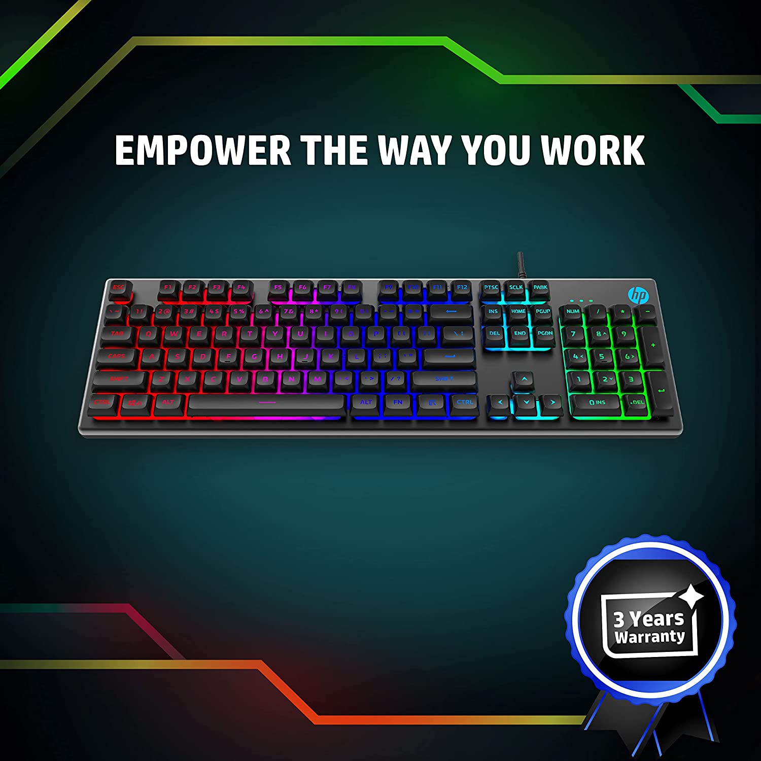 HP K500F Wired Gaming Keyboard with Backlit Keys (Anti Ghosting Keys, Black) HP K500F Wired Gaming Keyboard with Backlit Keys (Anti Ghosting Keys, Black)_5