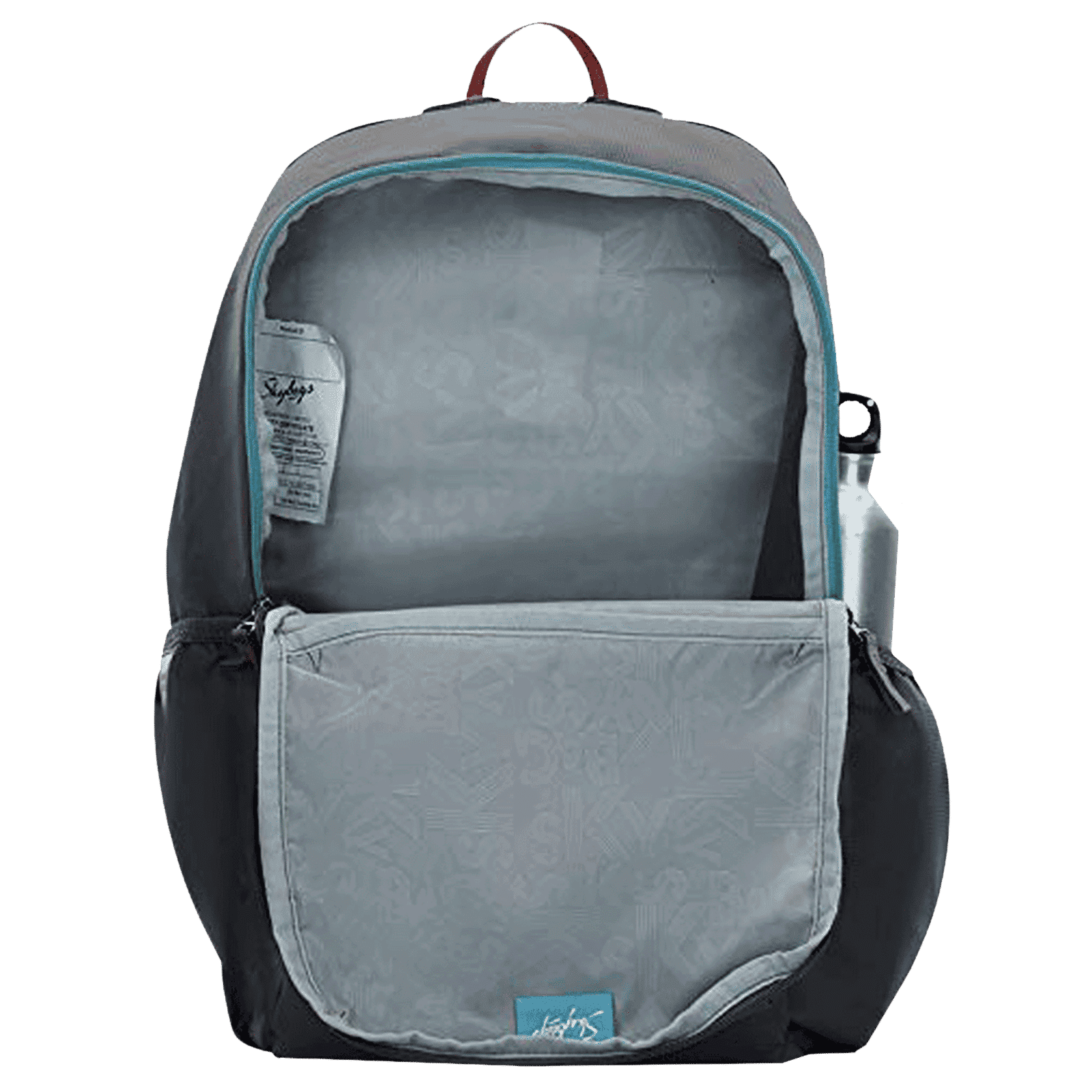 Skybags Yolo Polyester Laptop Backpack for 15.6 Inch Laptop (25 L, Water Resistant, Grey)_5