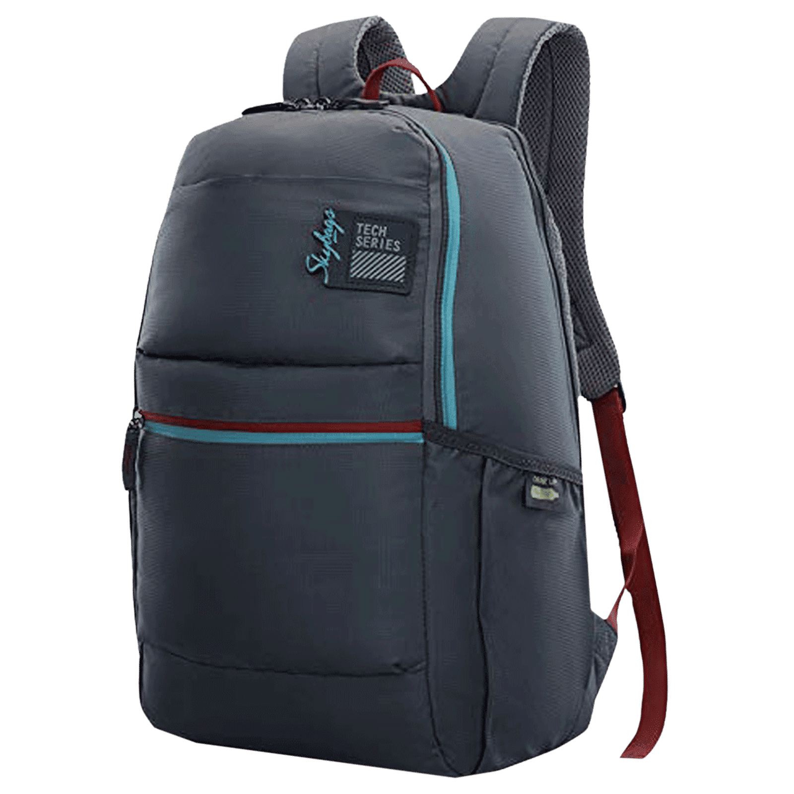 Skybags Yolo Polyester Laptop Backpack for 15.6 Inch Laptop (25 L, Water Resistant, Grey)_6