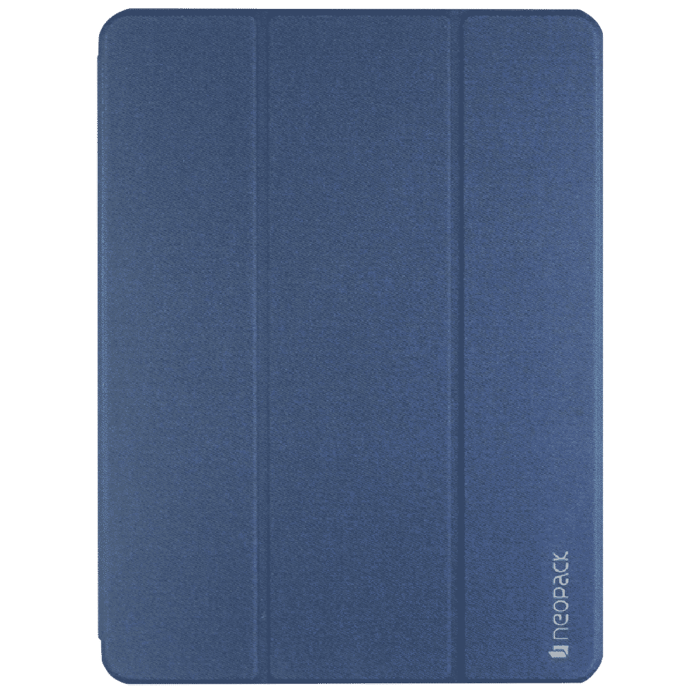 Neopack Delta Polyurethane Flip Cover for Apple iPad Pro (2nd Gen) (With Pencil Holder, Midnight Blue)_1