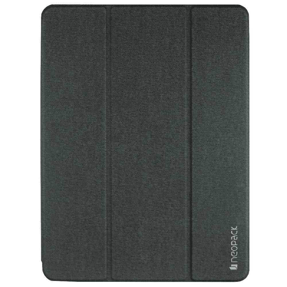 neopack Delta Polyurethane Flip Cover for Apple iPad Pro (5th Gen) (With Pencil Holder, Black) neopack Delta Polyurethane Flip Cover for Apple iPad Pro (5th Gen) (With Pencil Holder, Black)_1