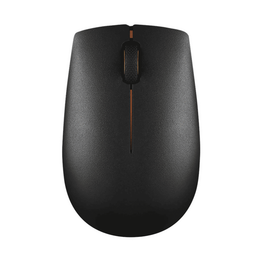 Lenovo 300 Wireless Optical Mouse (1000 DPI, Ergonomic Design, Black)_1