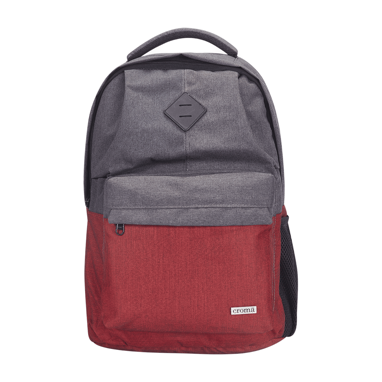 Croma Classic Polyester Laptop Backpack for 14 Inch Laptop (40 L, Adjustable Shoulder Strap, Grey)_1