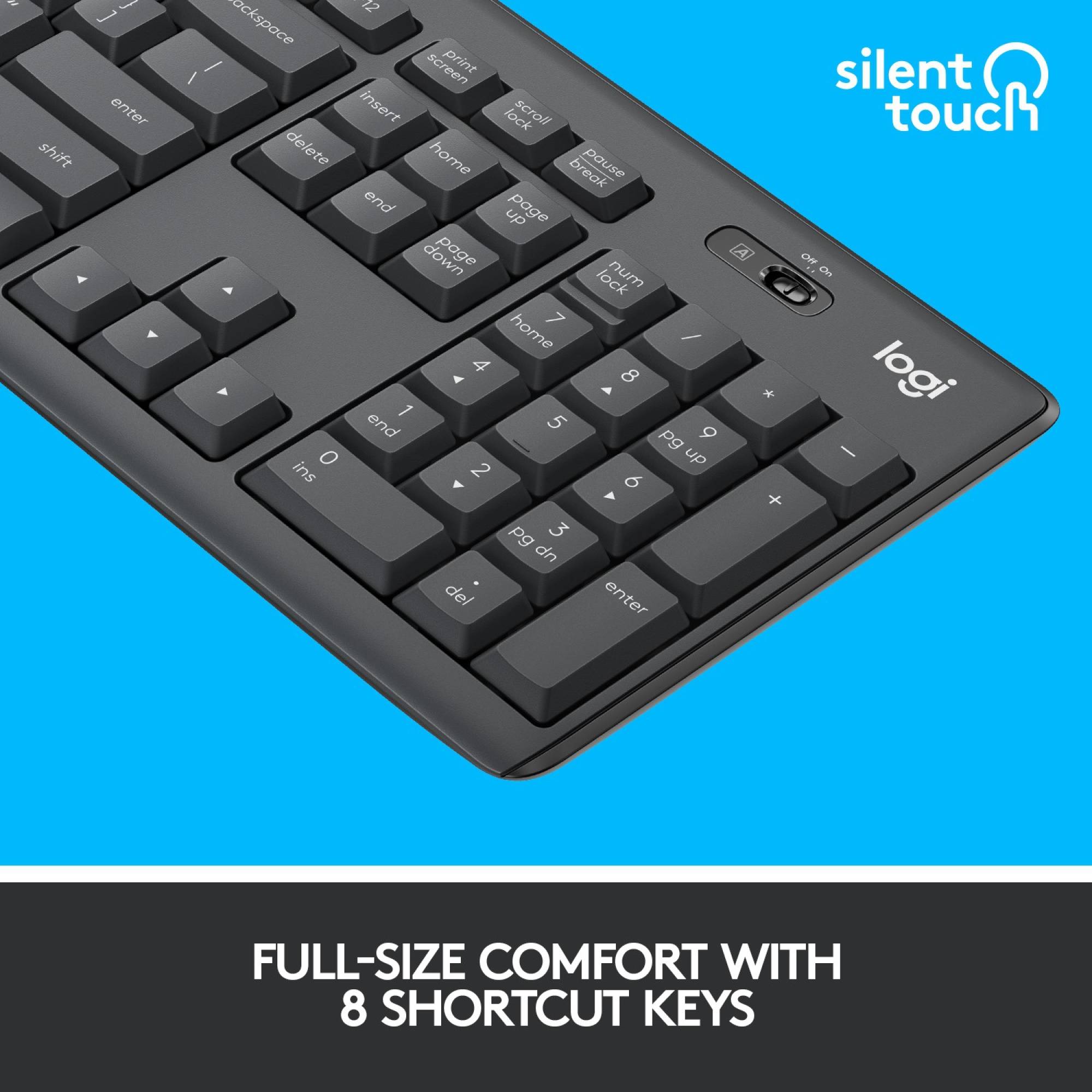 logitech MK295 Silent Wireless Keyboard & Mouse Combo (Spill Resistant, Black)_5