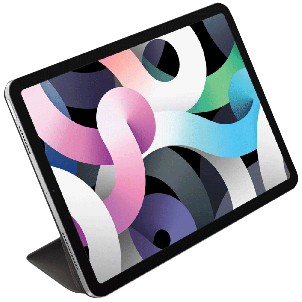 Apple Smart Polyurethane Folio Case for Apple iPad Air (4th & 5th Gen) 10.9 Inch (Automatically Wakes, Black)_4