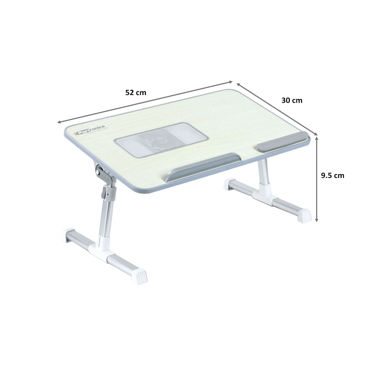PORTRONICS My Buddy + Portable Laptop Stand (Cooling Fan, POR-704, Grey) PORTRONICS My Buddy + Portable Laptop Stand (Cooling Fan, POR-704, Grey)_2
