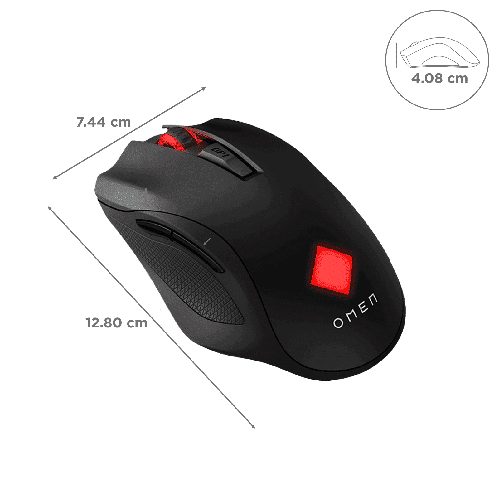HP Omen Vector USB Wired Mouse (Optical, 6 Programmable Buttons, 8BC53AA, Black) HP Omen Vector USB Wired Mouse (Optical, 6 Programmable Buttons, 8BC53AA, Black)_3