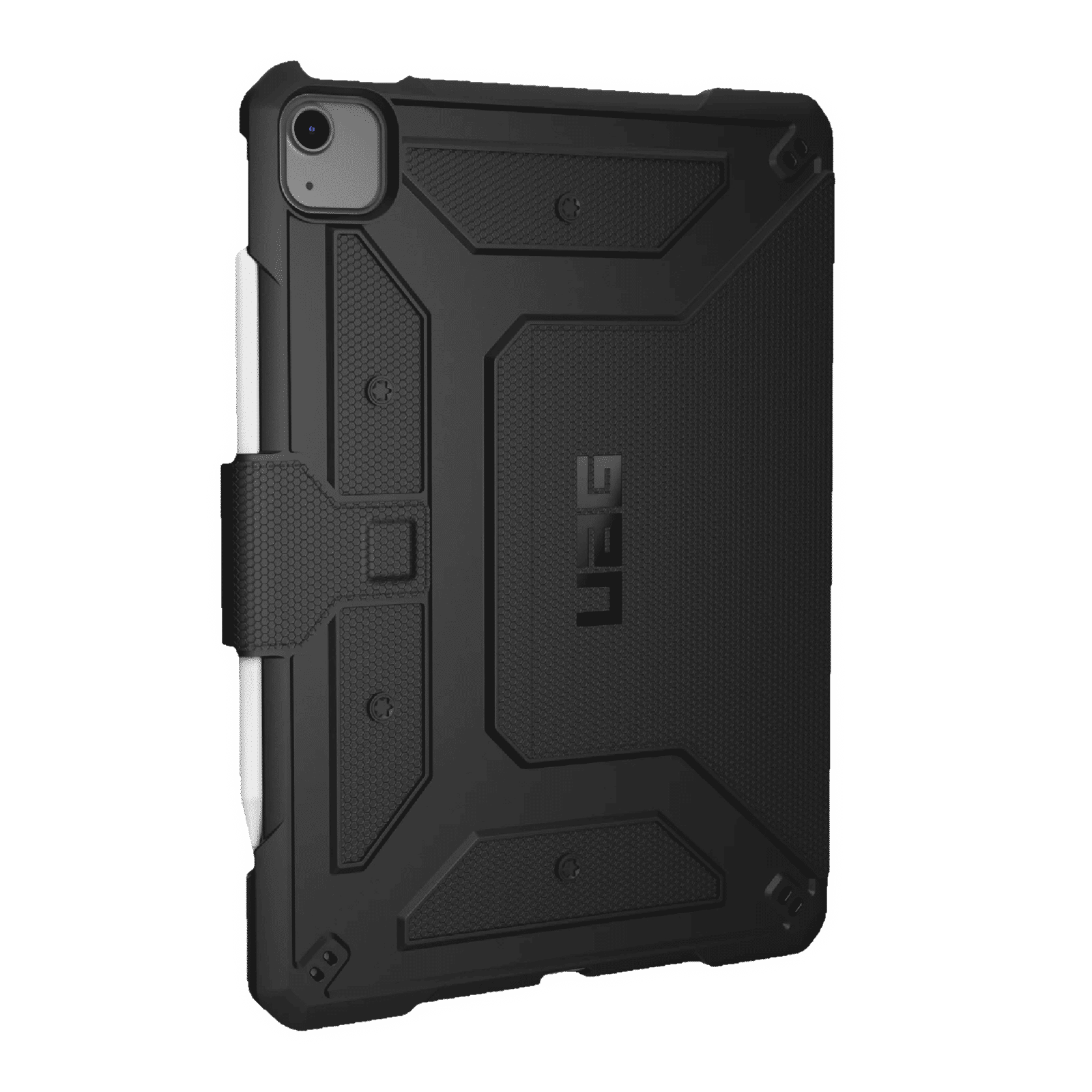 UAG Metropolis Series Polyurethane, TPU Flip Cover for Apple iPad Air 10.9 Inch (4th Gen) (Feather-Light Composite Construction, Black)_13