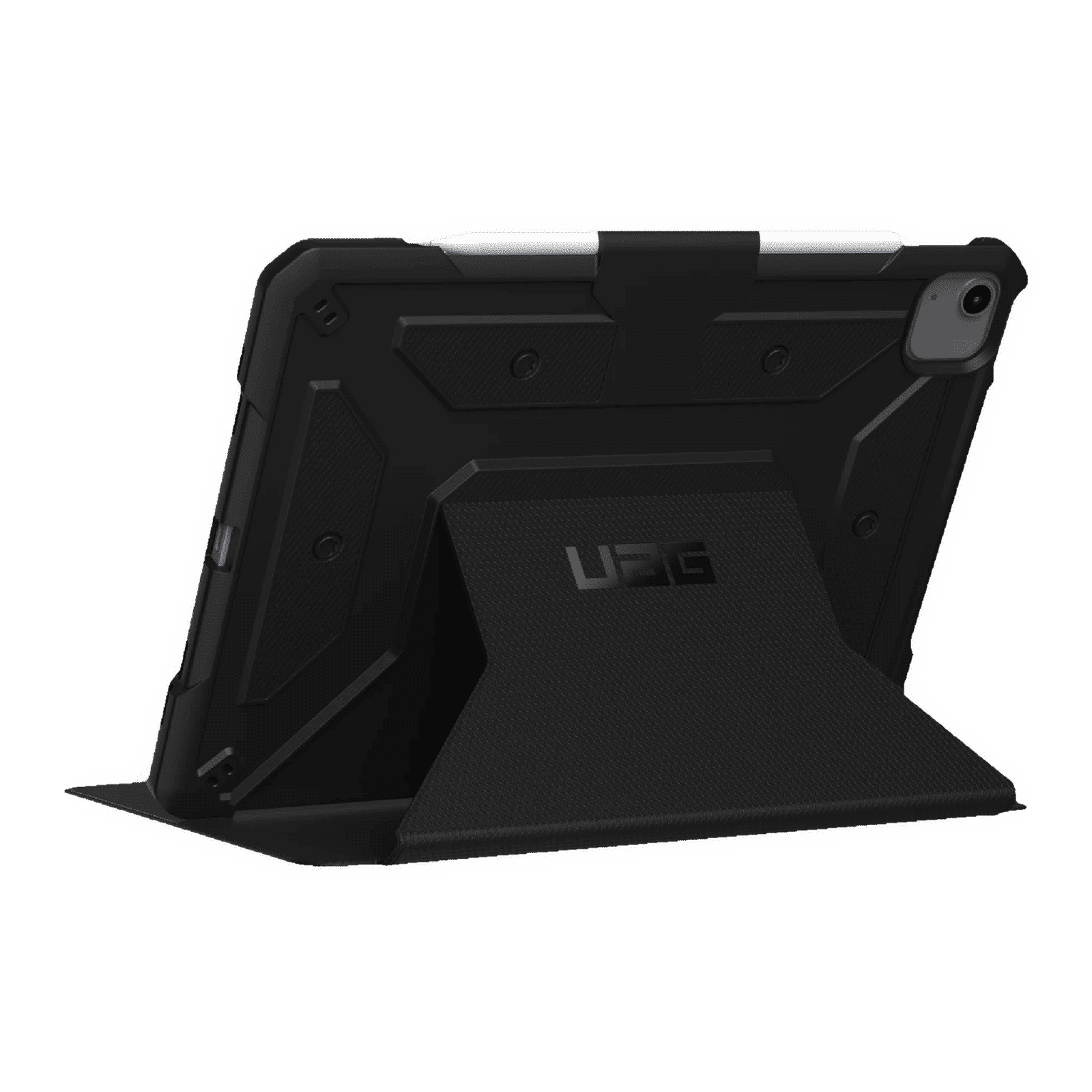 UAG Metropolis Series Polyurethane, TPU Flip Cover for Apple iPad Air 10.9 Inch (4th Gen) (Feather-Light Composite Construction, Black)_3
