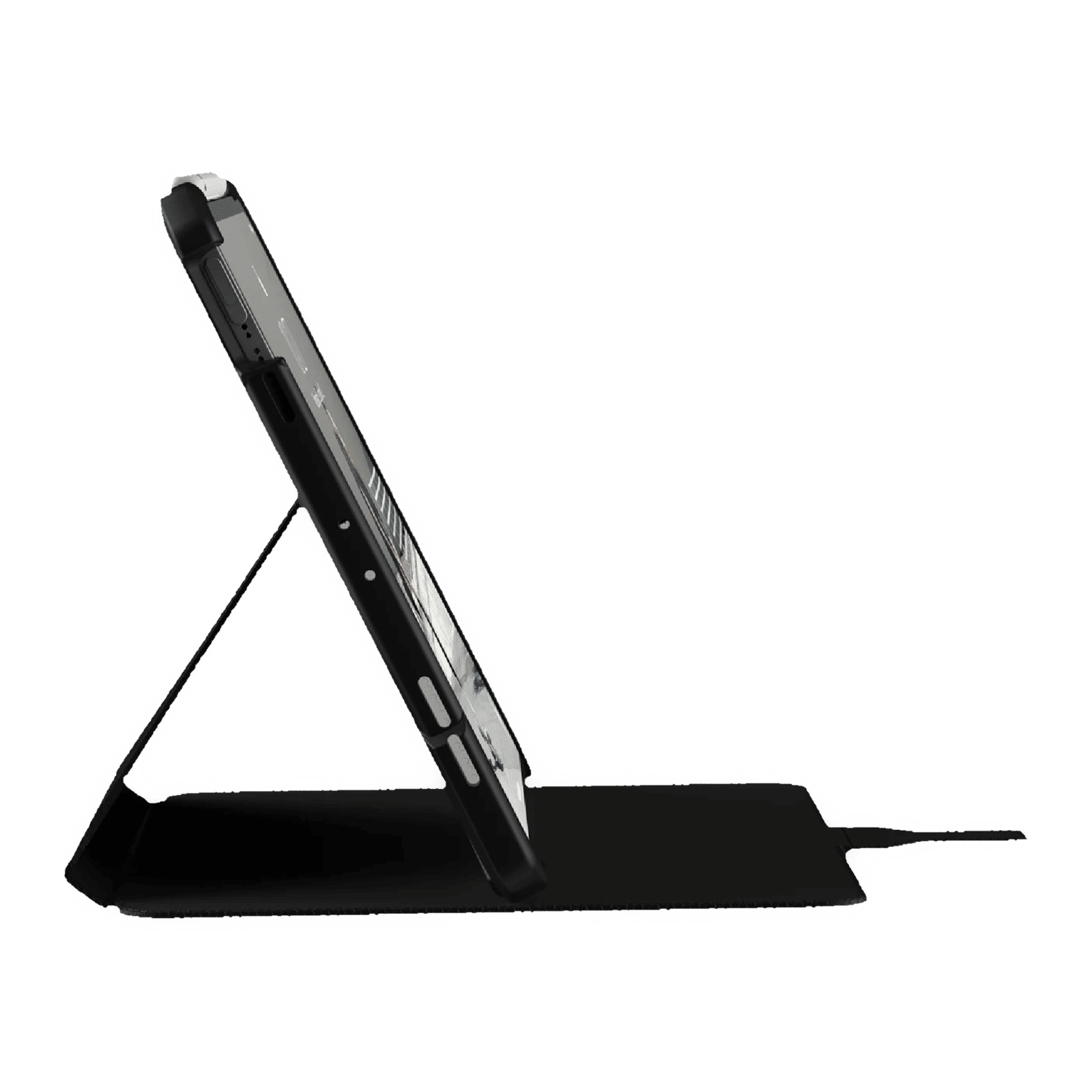 UAG Metropolis Series Polyurethane, TPU Flip Cover for Apple iPad Air 10.9 Inch (4th Gen) (Feather-Light Composite Construction, Black)_5