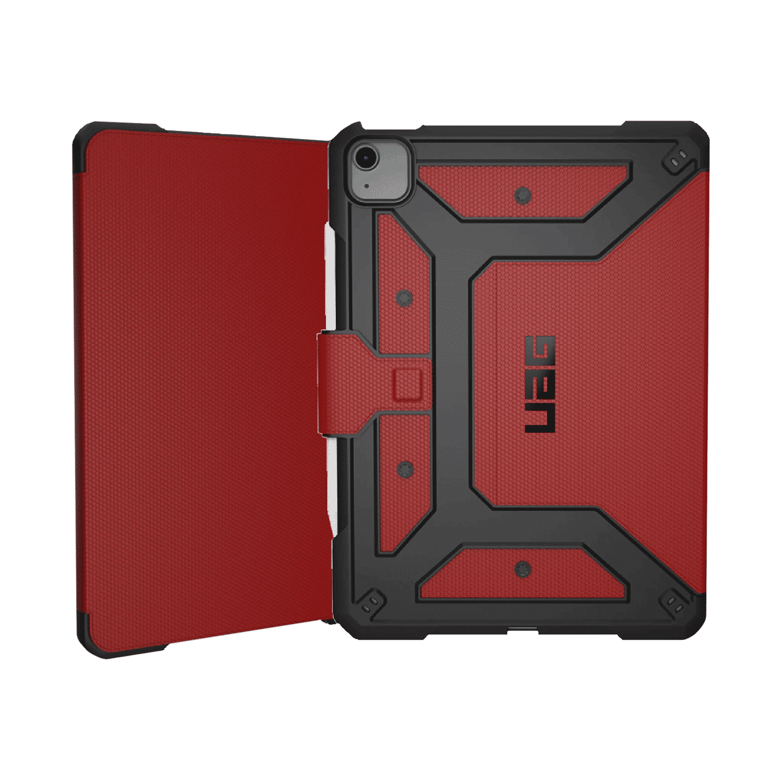 UAG Metropolis Series Polyurethane, TPU Flip Cover for Apple iPad Air 10.9 Inch (4th Gen) (Feather-Light Composite Construction, Magma)_1