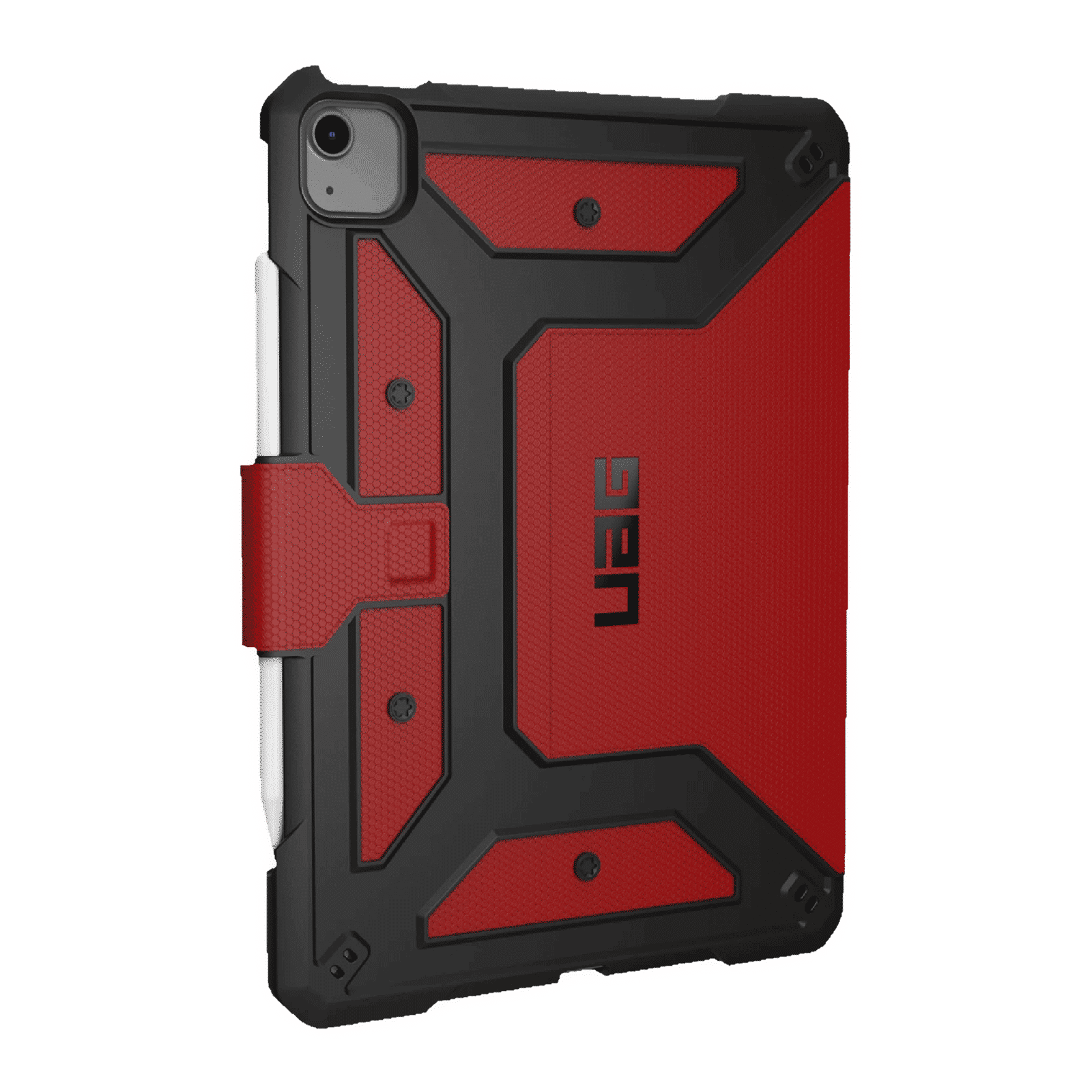 UAG Metropolis Series Polyurethane, TPU Flip Cover for Apple iPad Air 10.9 Inch (4th Gen) (Feather-Light Composite Construction, Magma)_10