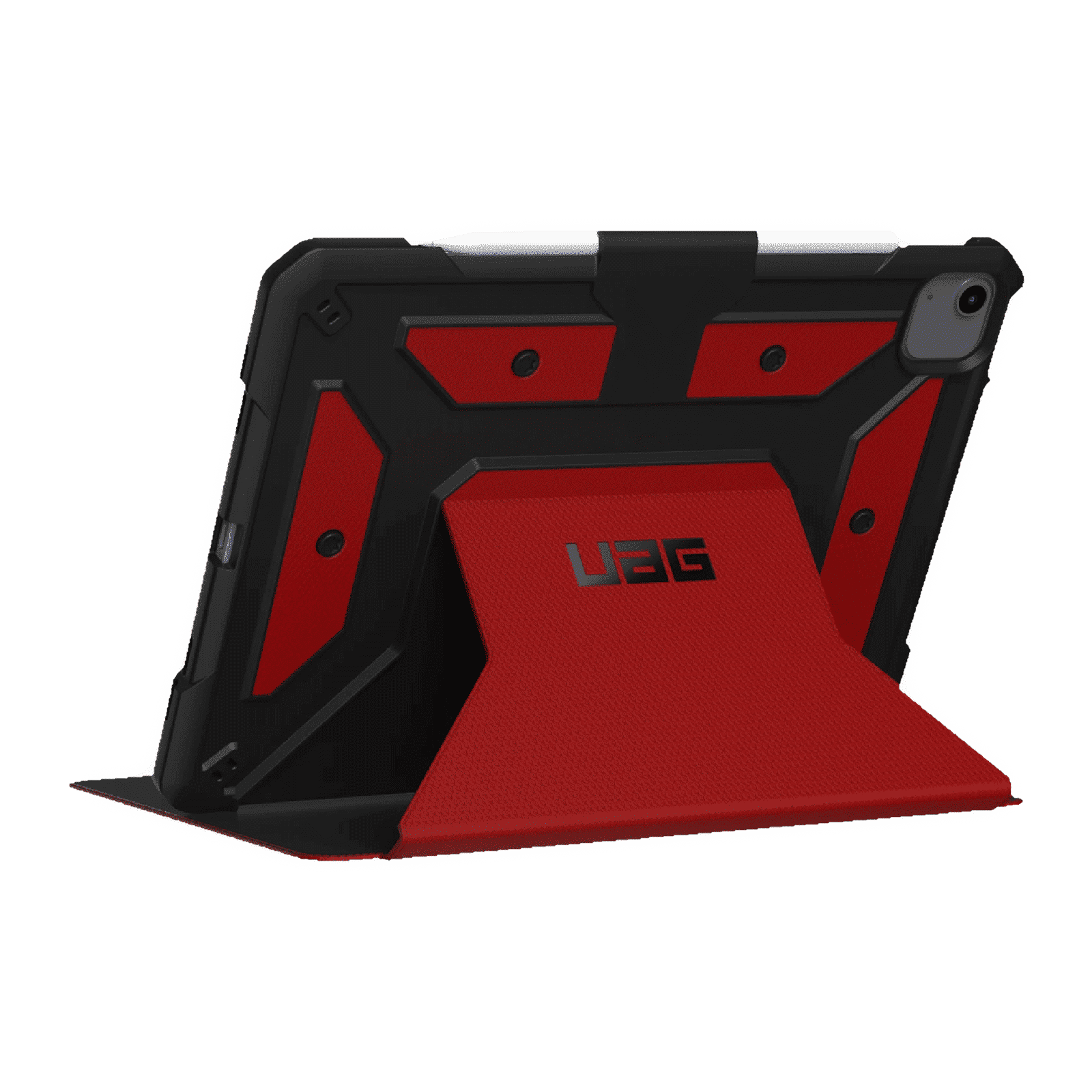 UAG Metropolis Series Polyurethane, TPU Flip Cover for Apple iPad Air 10.9 Inch (4th Gen) (Feather-Light Composite Construction, Magma)_3