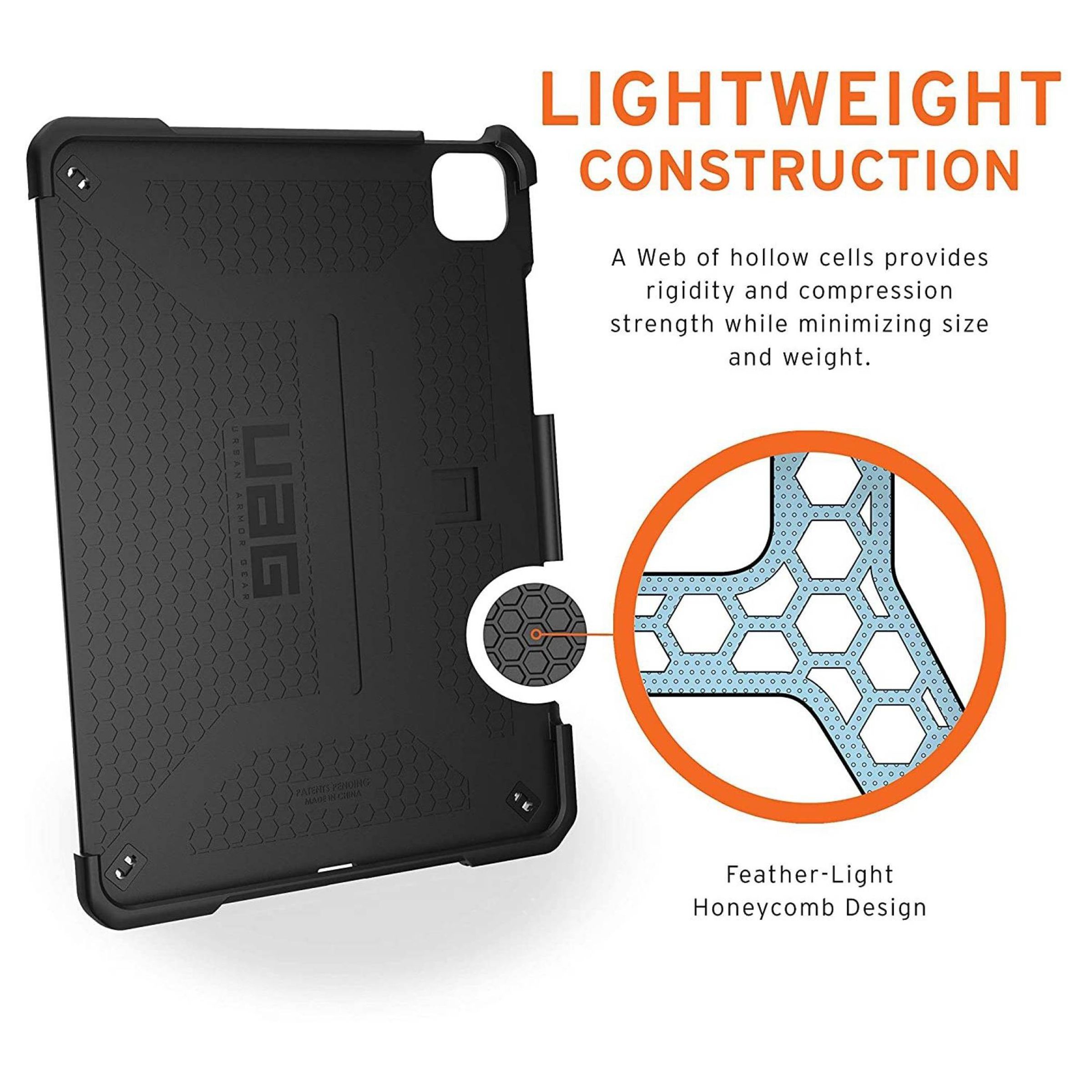 UAG Metropolis Series Polyurethane, TPU Flip Cover for Apple iPad Air 10.9 Inch (4th Gen) (Feather-Light Composite Construction, Cobalt)_11
