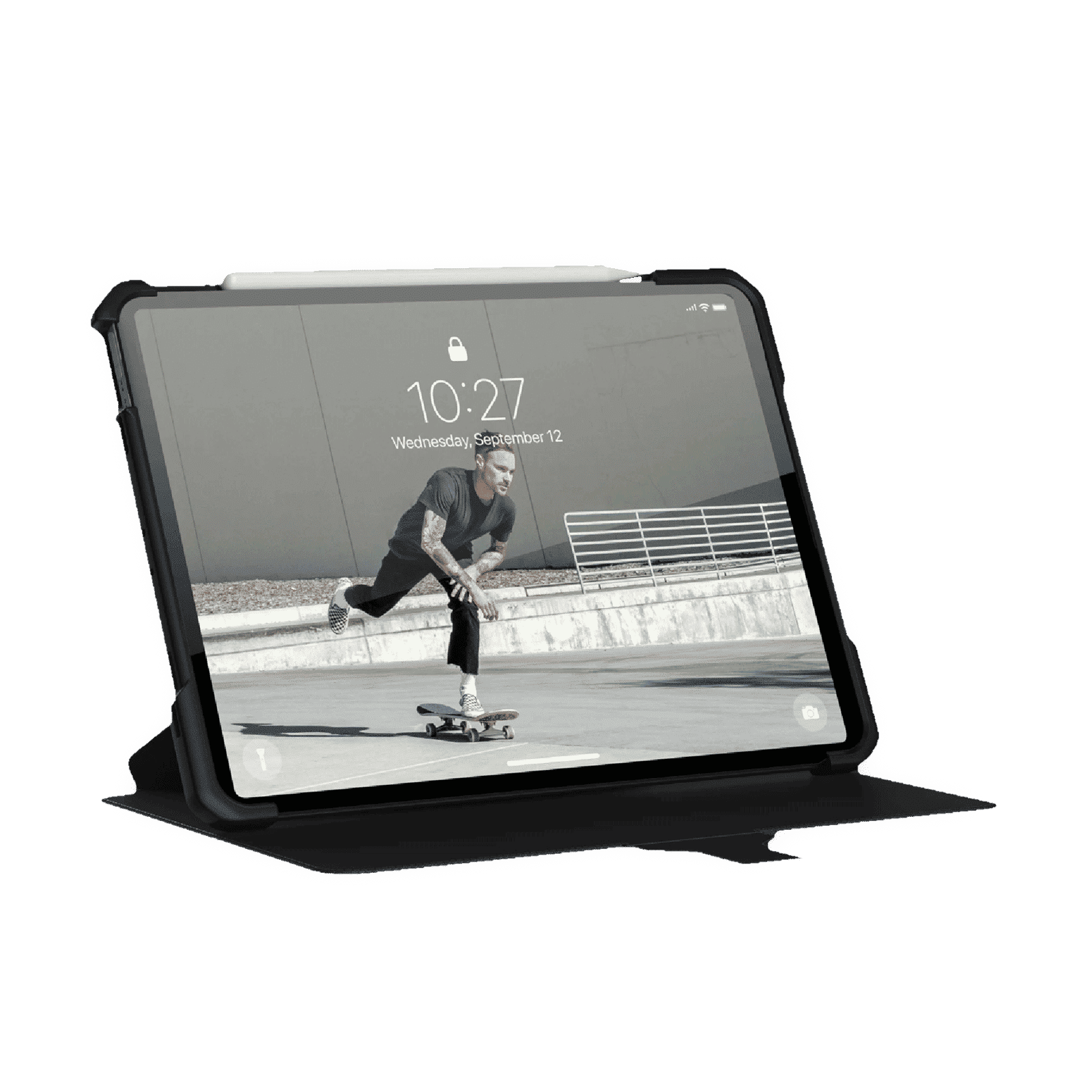 UAG Metropolis Series Polyurethane, TPU Flip Cover for Apple iPad Air 10.9 Inch (4th Gen) (Feather-Light Composite Construction, Cobalt)_6