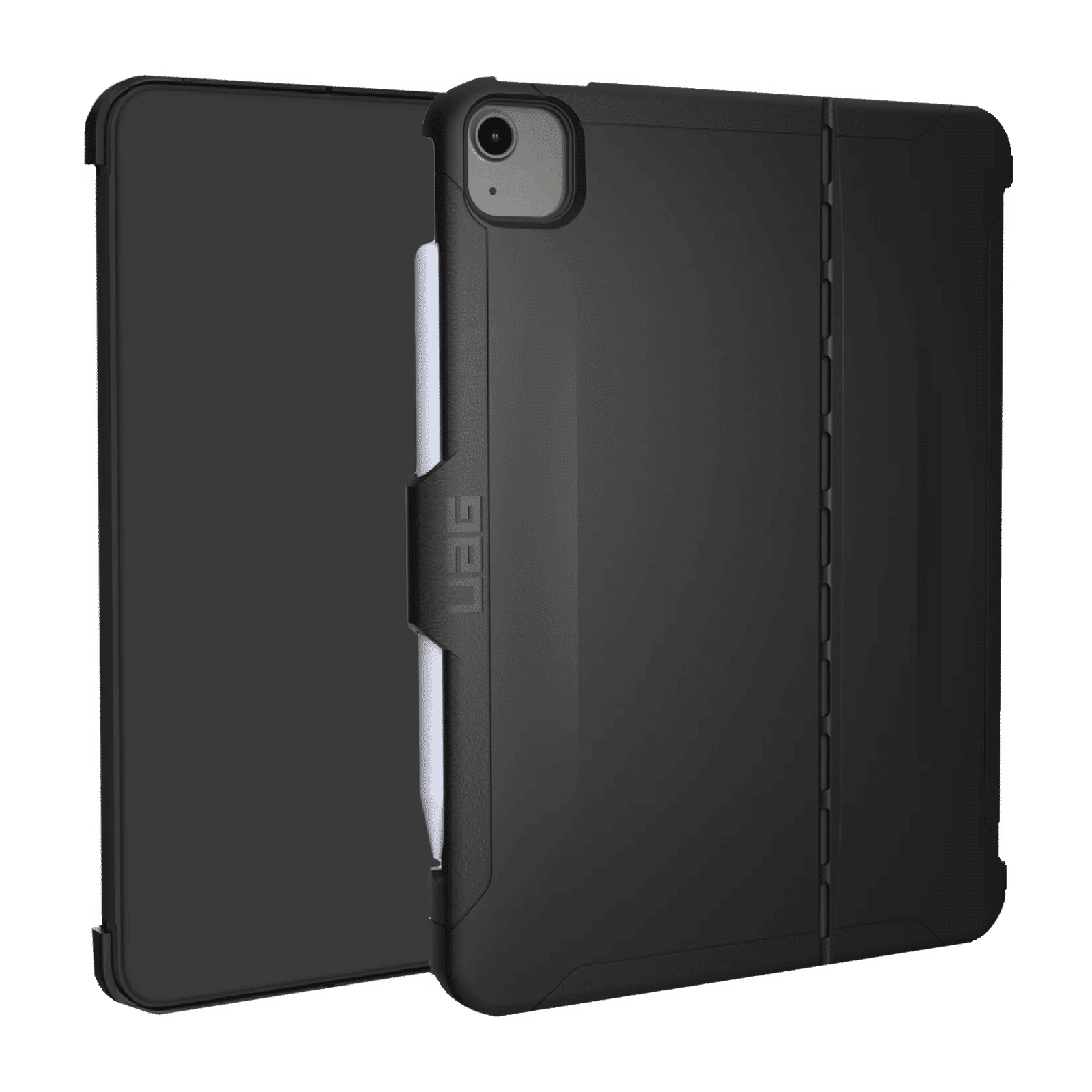 UAG Scout Series Polyurethane, TPU Flip Cover for Apple iPad Air 10.9 Inch (4th Gen) (Feather-Light Composite Construction, Black)_1