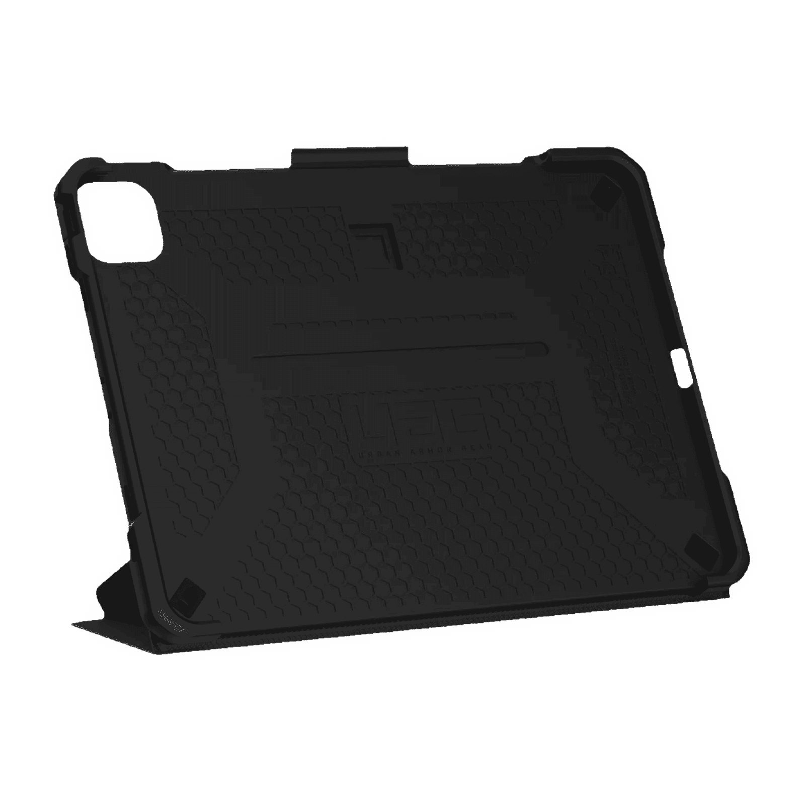 UAG Metropolis Series Polyurethane, TPU Flip Cover for Apple iPad Pro 12.9 Inch (4th Gen) (Feather-Light Composite Construction, Black)_4