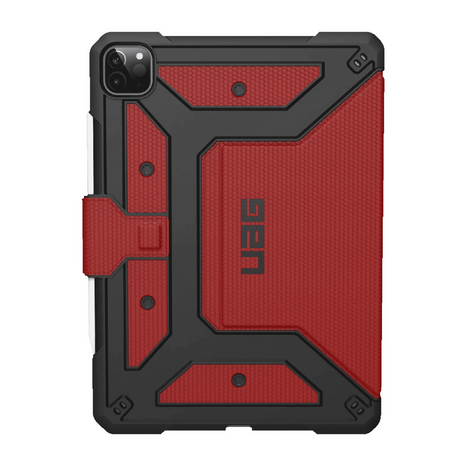 UAG Metropolis Series Polyurethane, TPU Flip Cover for Apple iPad Pro 12.9 Inch (4th Gen) (Feather-Light Composite Construction, Magma)_10