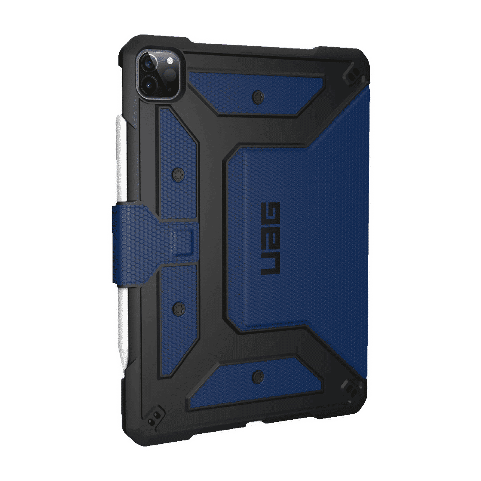 UAG Metropolis Series Polyurethane, TPU Flip Cover for Apple iPad Pro 12.9 Inch (4th Gen) (Feather-Light Composite Construction, Cobalt)_11