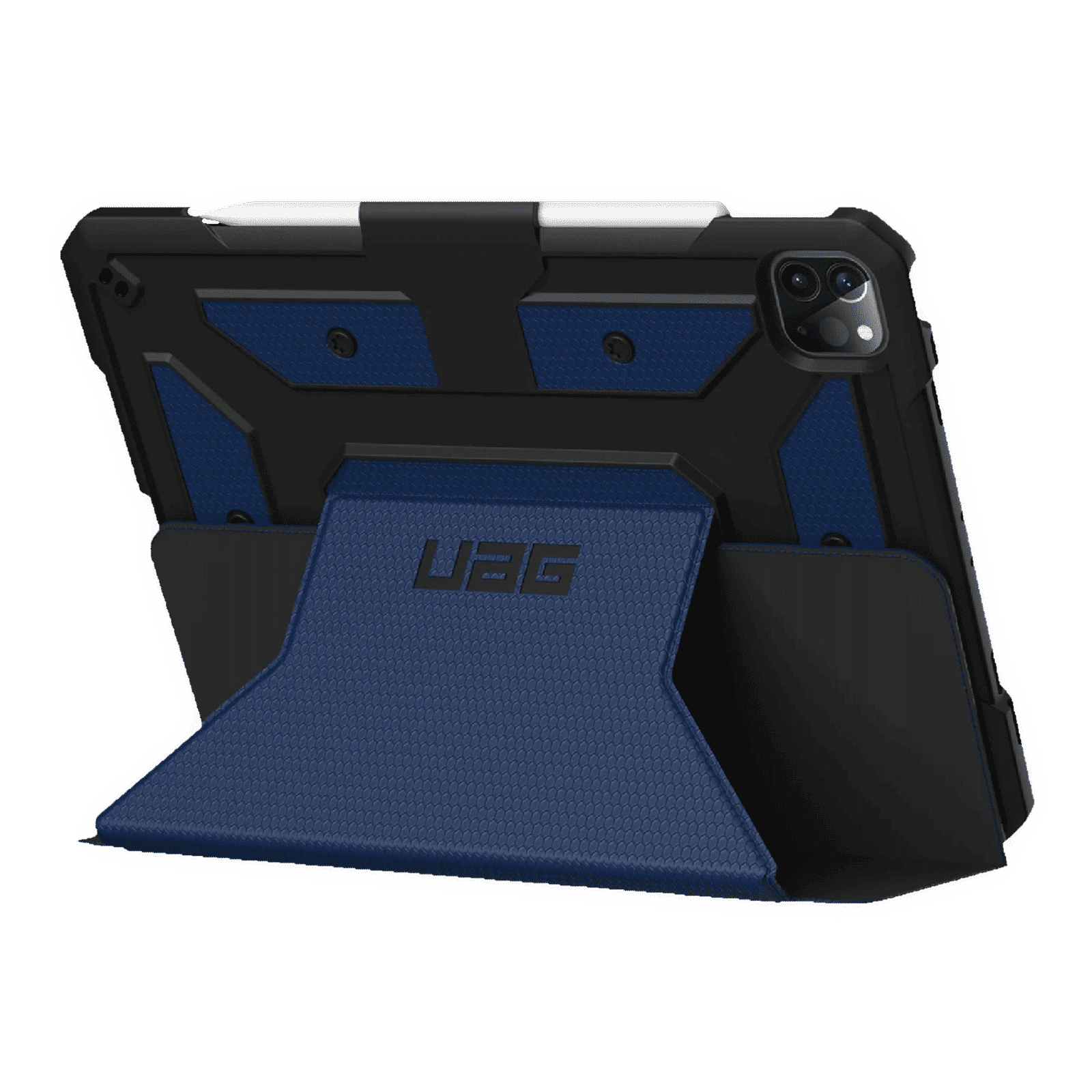 UAG Metropolis Series Polyurethane, TPU Flip Cover for Apple iPad Pro 12.9 Inch (4th Gen) (Feather-Light Composite Construction, Cobalt)_12