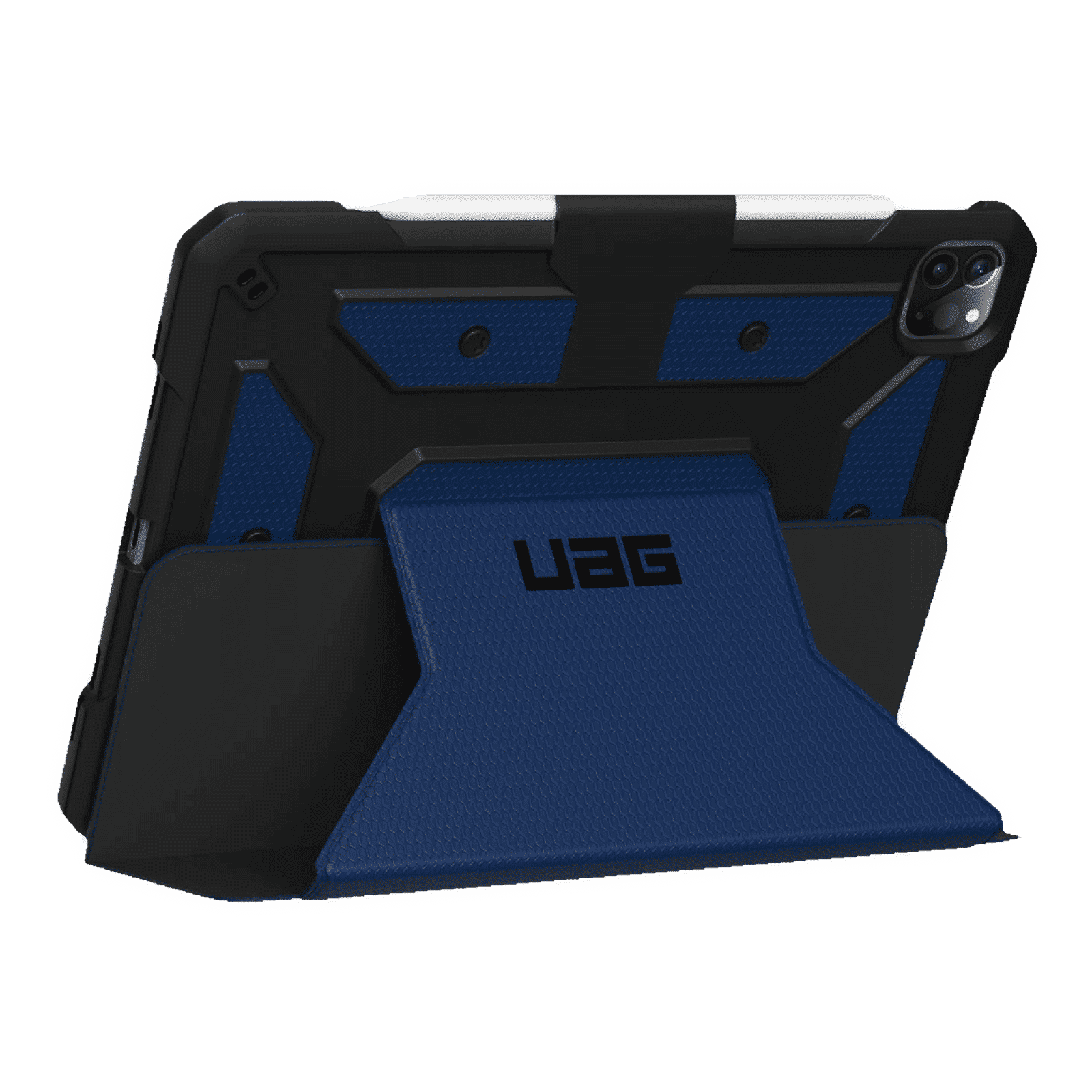 UAG Metropolis Series Polyurethane, TPU Flip Cover for Apple iPad Pro 12.9 Inch (4th Gen) (Feather-Light Composite Construction, Cobalt)_3