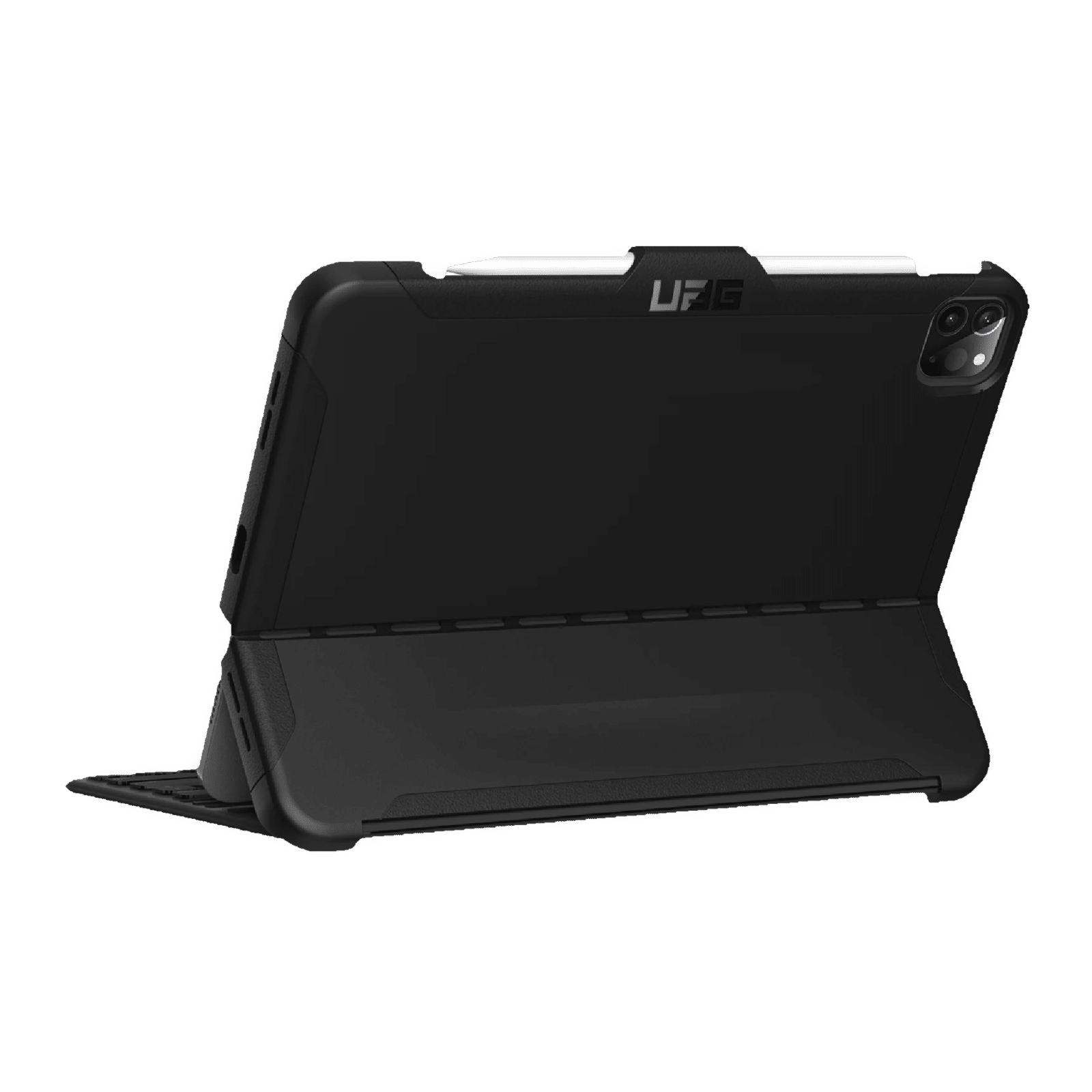UAG Scout Series Polyurethane, TPU Flip Cover for Apple iPad Pro 12.9 Inch (4th Gen) (Feather-Light Composite Construction, Black)_3