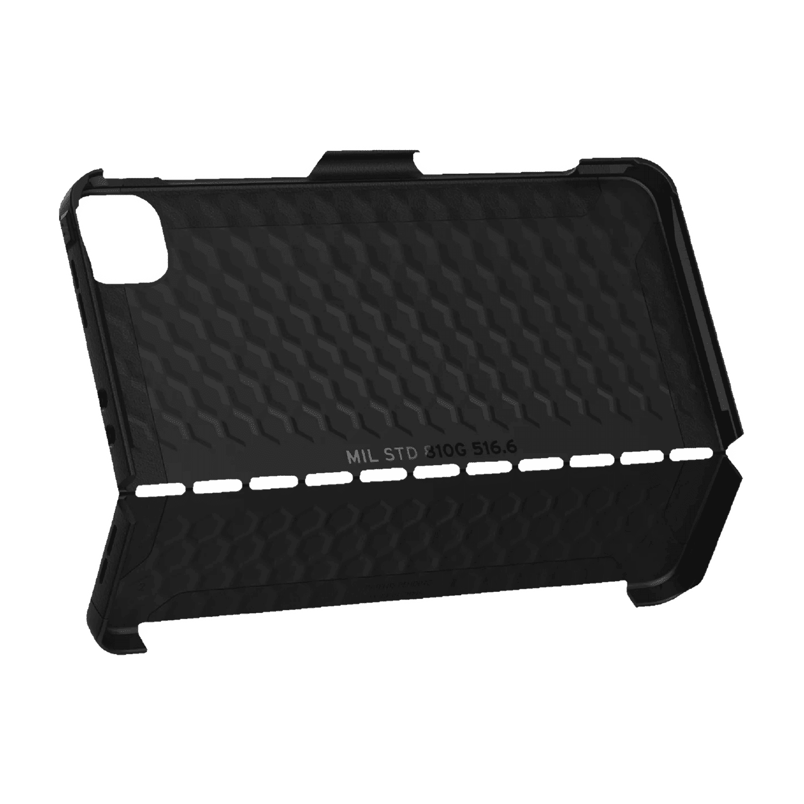 UAG Scout Series Polyurethane, TPU Flip Cover for Apple iPad Pro 12.9 Inch (4th Gen) (Feather-Light Composite Construction, Black)_4