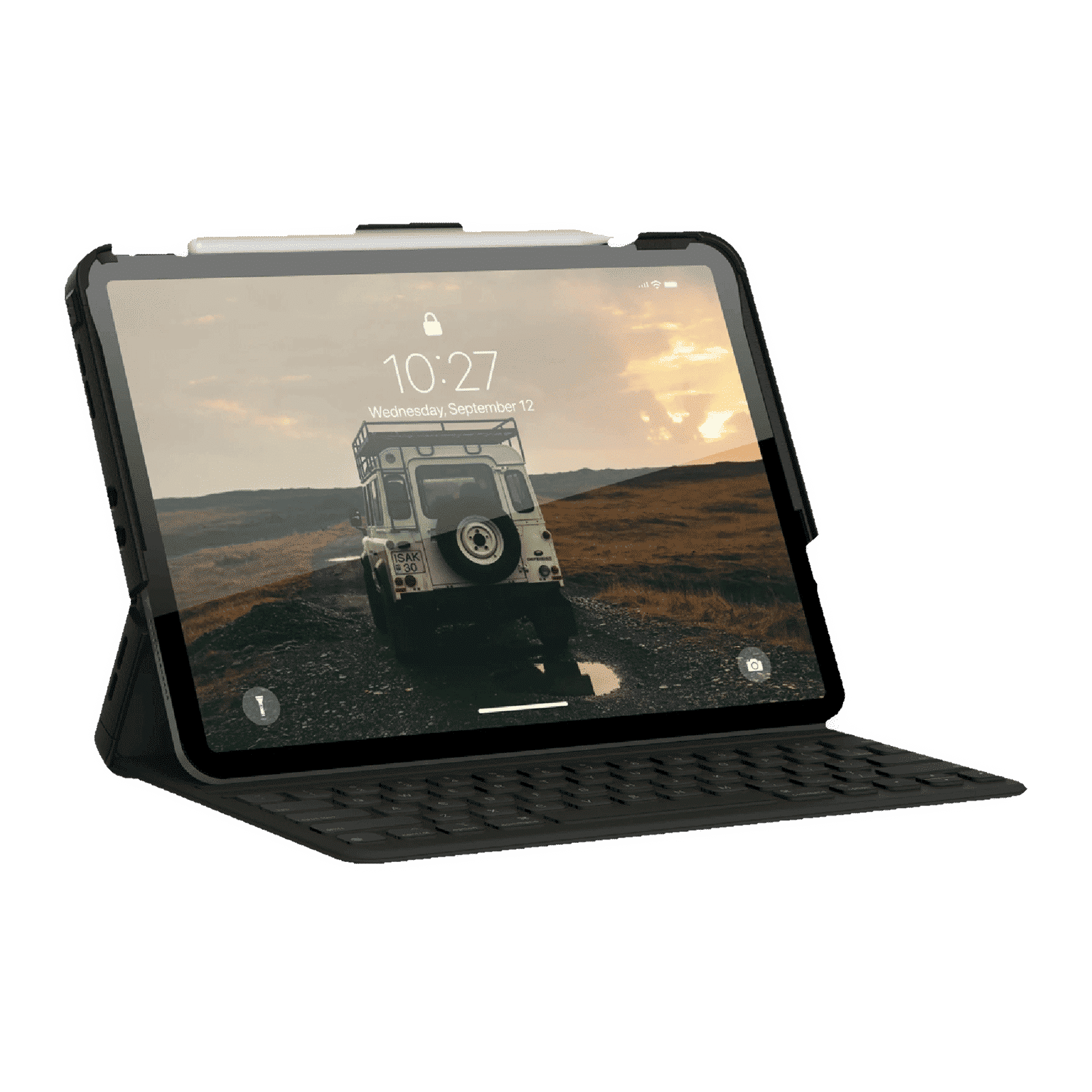 UAG Scout Series Polyurethane, TPU Flip Cover for Apple iPad Pro 12.9 Inch (4th Gen) (Feather-Light Composite Construction, Black)_6