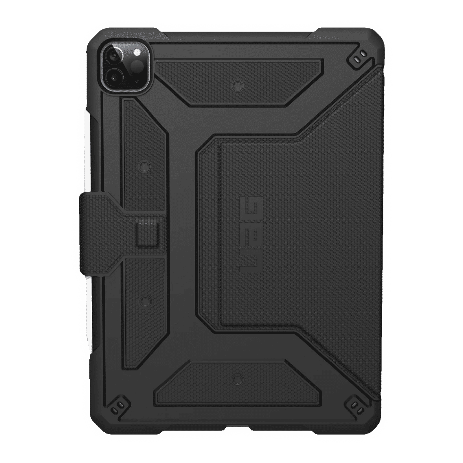 UAG Metropolis Series Polyurethane, TPU Flip Cover for Apple iPad Pro 11 Inch (4th Gen) (Feather-Light Composite Construction, Black)_10