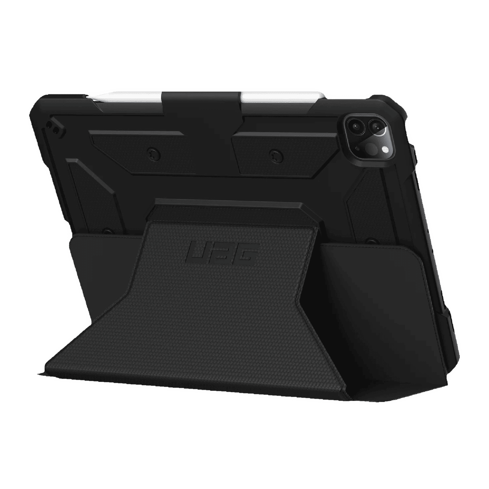 UAG Metropolis Series Polyurethane, TPU Flip Cover for Apple iPad Pro 11 Inch (4th Gen) (Feather-Light Composite Construction, Black)_11