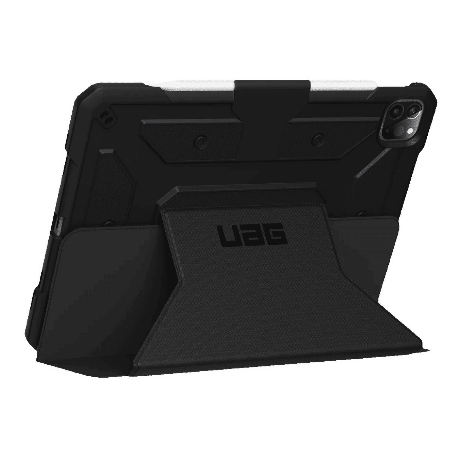 UAG Metropolis Series Polyurethane, TPU Flip Cover for Apple iPad Pro 11 Inch (4th Gen) (Feather-Light Composite Construction, Black)_3
