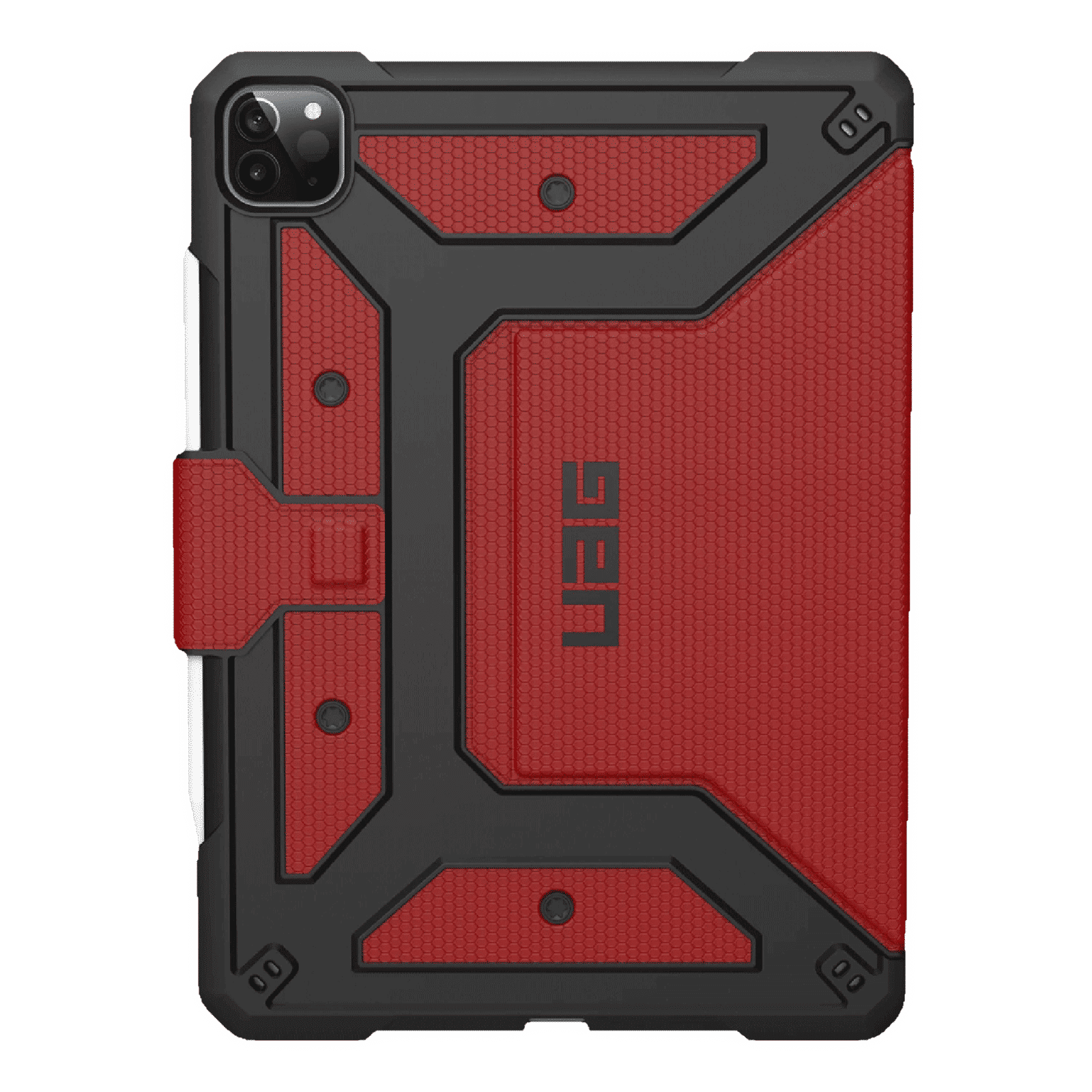 UAG Metropolis Series Polyurethane, TPU Flip Cover for Apple iPad Pro 11 Inch (4th Gen) (Feather-Light Composite Construction, Magma)_8