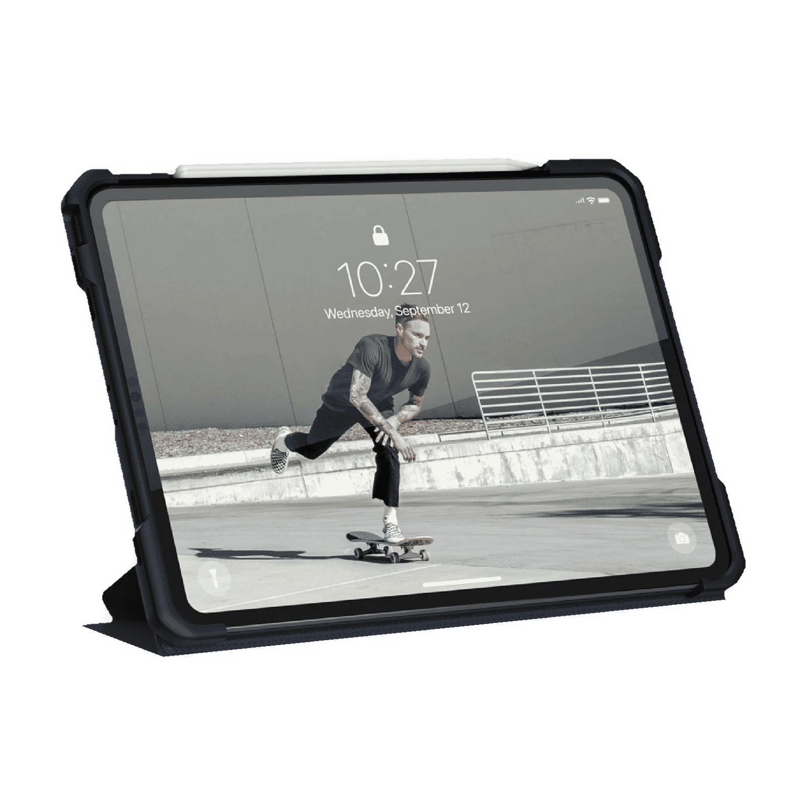 UAG Metropolis Series Polyurethane, TPU Flip Cover for Apple iPad Pro 11 Inch (4th Gen) (Feather-Light Composite Construction, Cobalt)_6