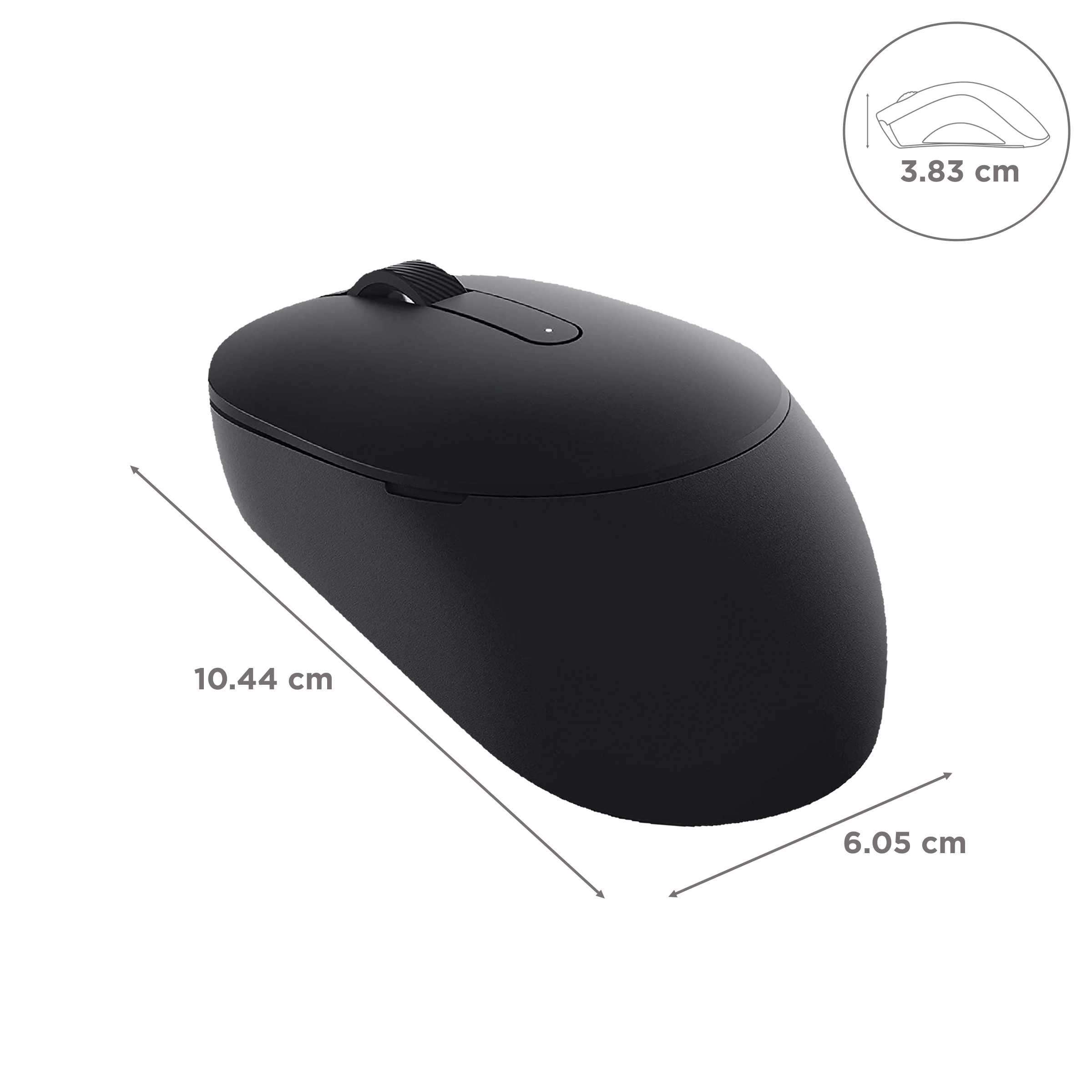 DELL Mobile Wireless Optical Mouse (1600 dpi, Easy Pairing, Black)_3