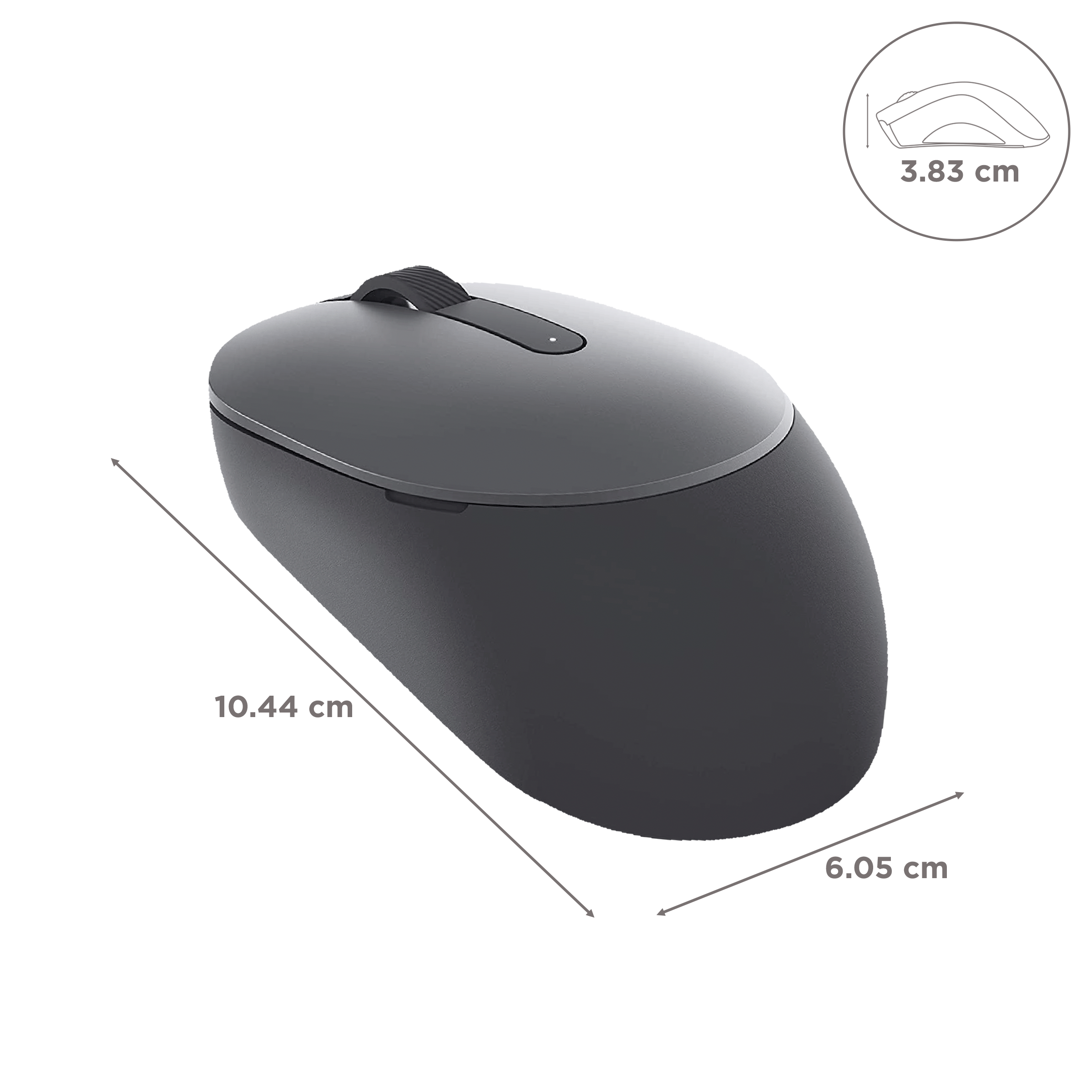 DELL Mobile Wireless Optical Mouse (1600 dpi, Easy Pairing, Titan Gray)_3