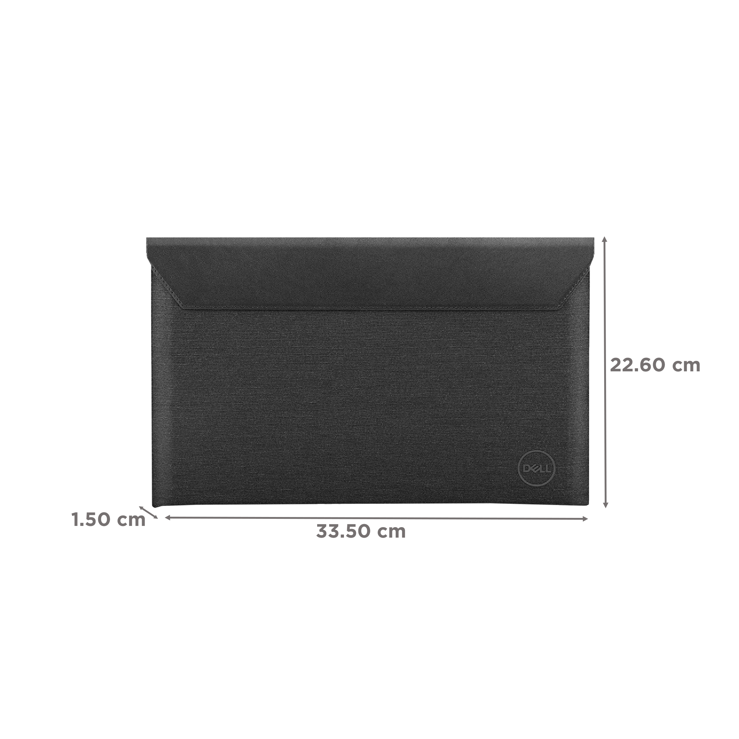 DELL Premier Leather Laptop Sleeve for 13 Inch Laptop (Water Resistant, Black)_2