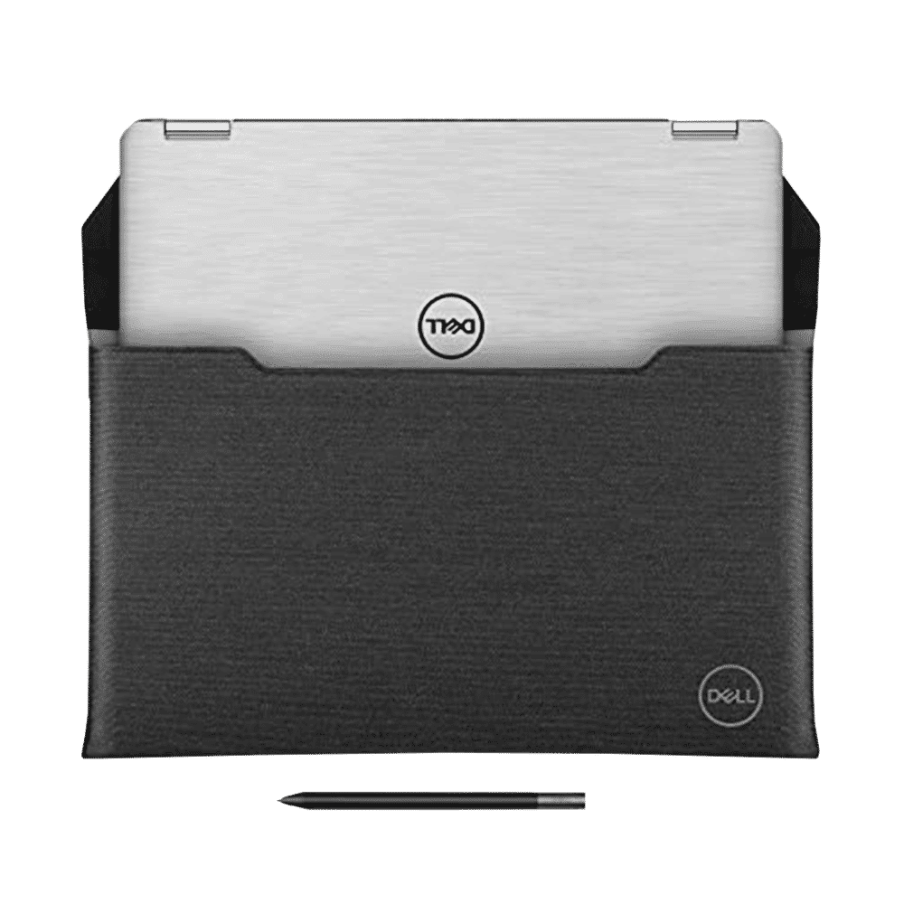 DELL Premier PE1420V Vinyl Laptop Sleeve for 14 Inch Laptop (Water Resistant, Black/Grey)_8