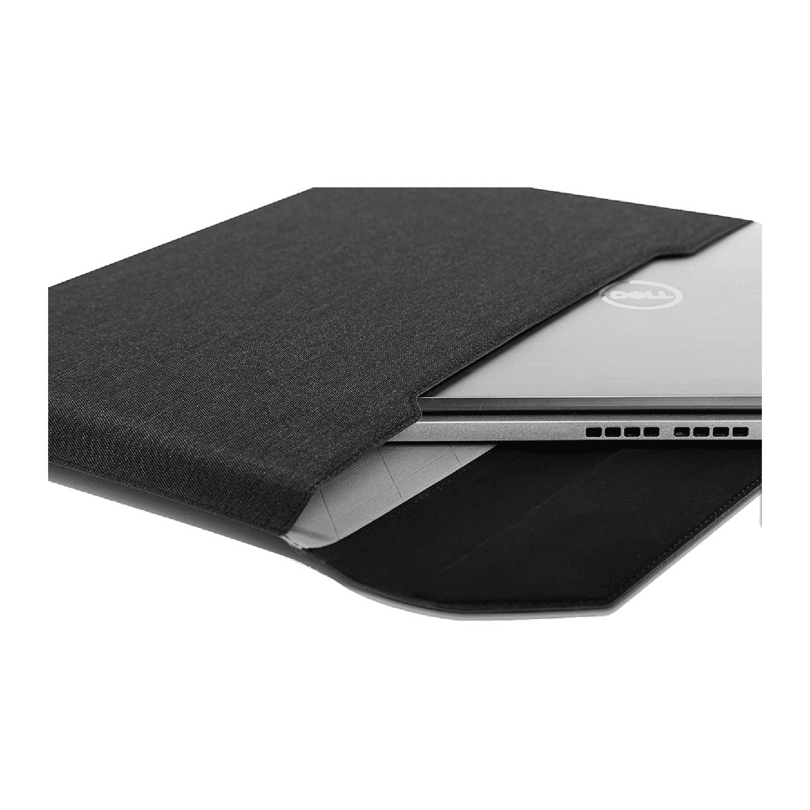 DELL Premier PE1420V Vinyl Laptop Sleeve for 14 Inch Laptop (Water Resistant, Black/Grey)_4