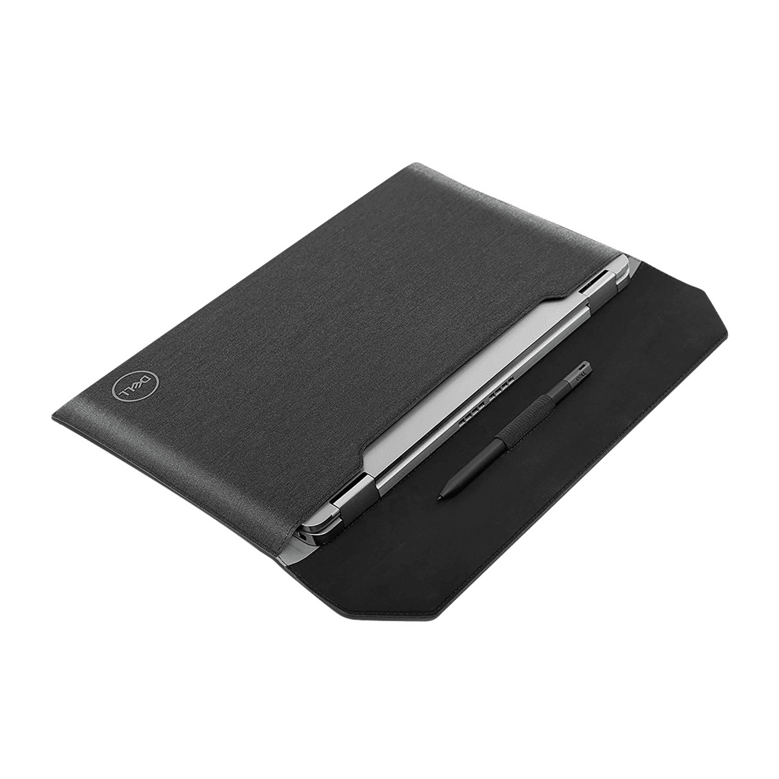 DELL Premier PE1420V Vinyl Laptop Sleeve for 14 Inch Laptop (Water Resistant, Black/Grey)_5