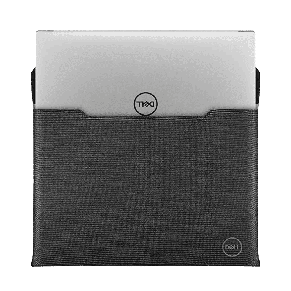 DELL Premier Leather Laptop Sleeve for 15 Inch Laptop (Water Resistant, Black)_4
